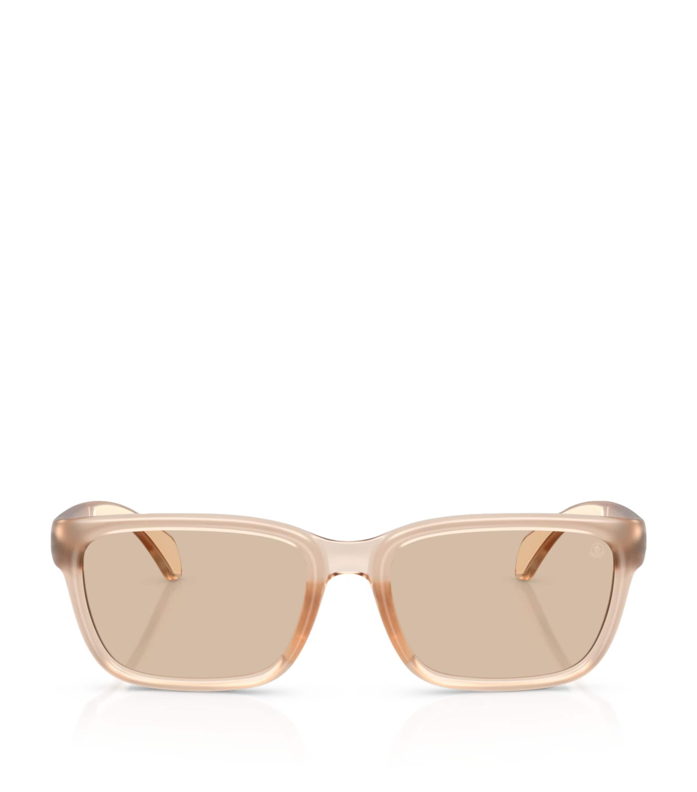 Moncler Womens Me8002 Slicka Pillow-frame Injected Sunglasses Pink In Pink