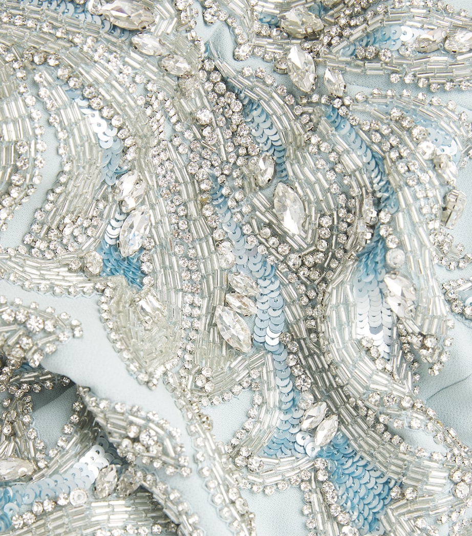 Satin Embellished Versalilles Jacket PORCELAIN 2113 Image 5