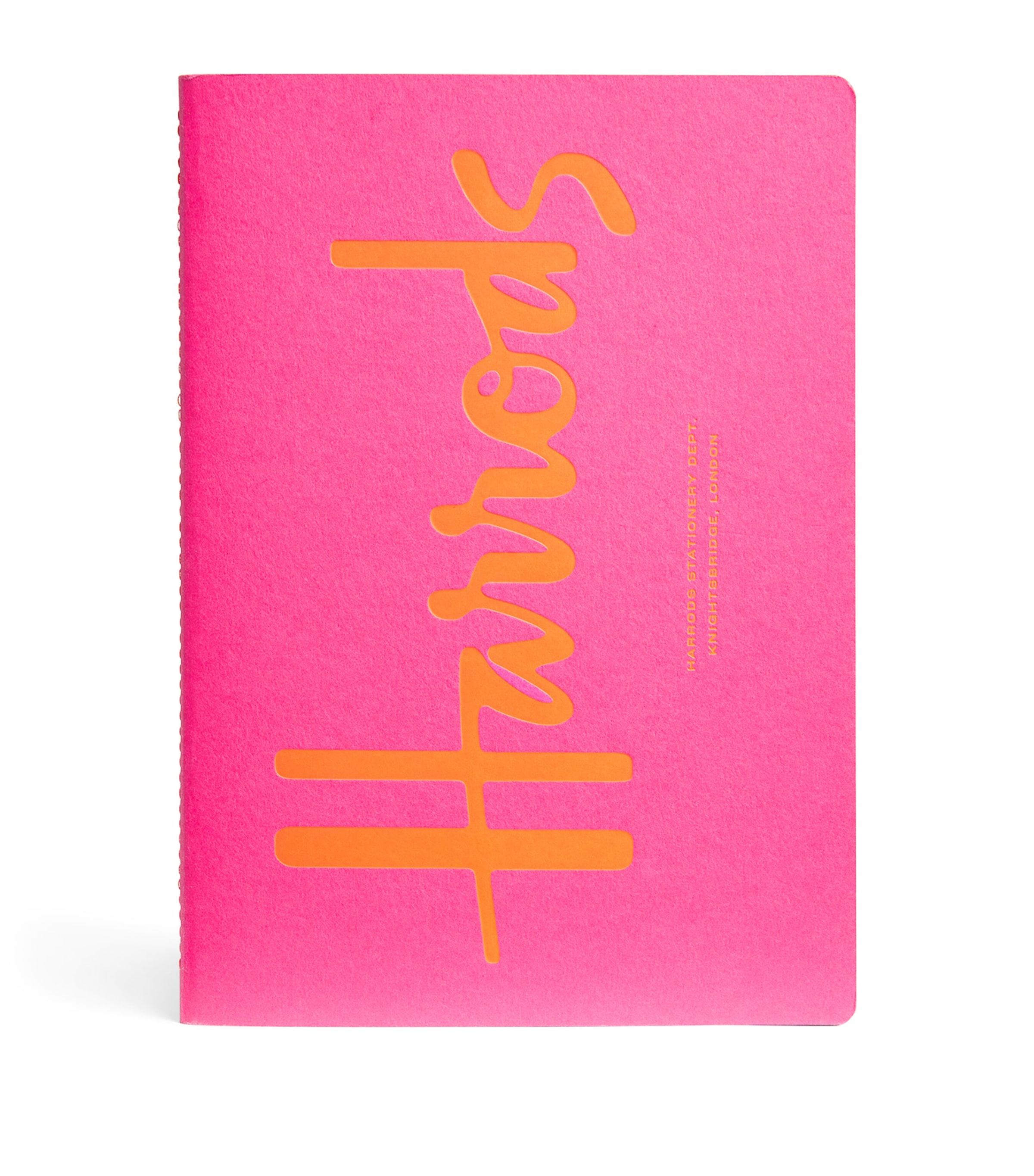Harrods Logo A5 Notebook Pink Image 1
