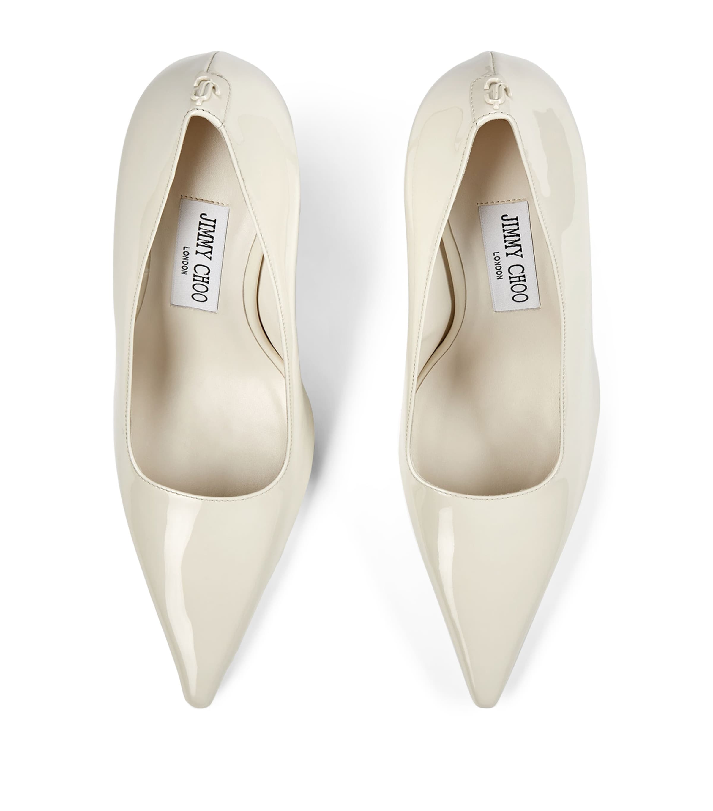 Jimmy Choo Ixia 95 Leather Pumps Latte Image 5