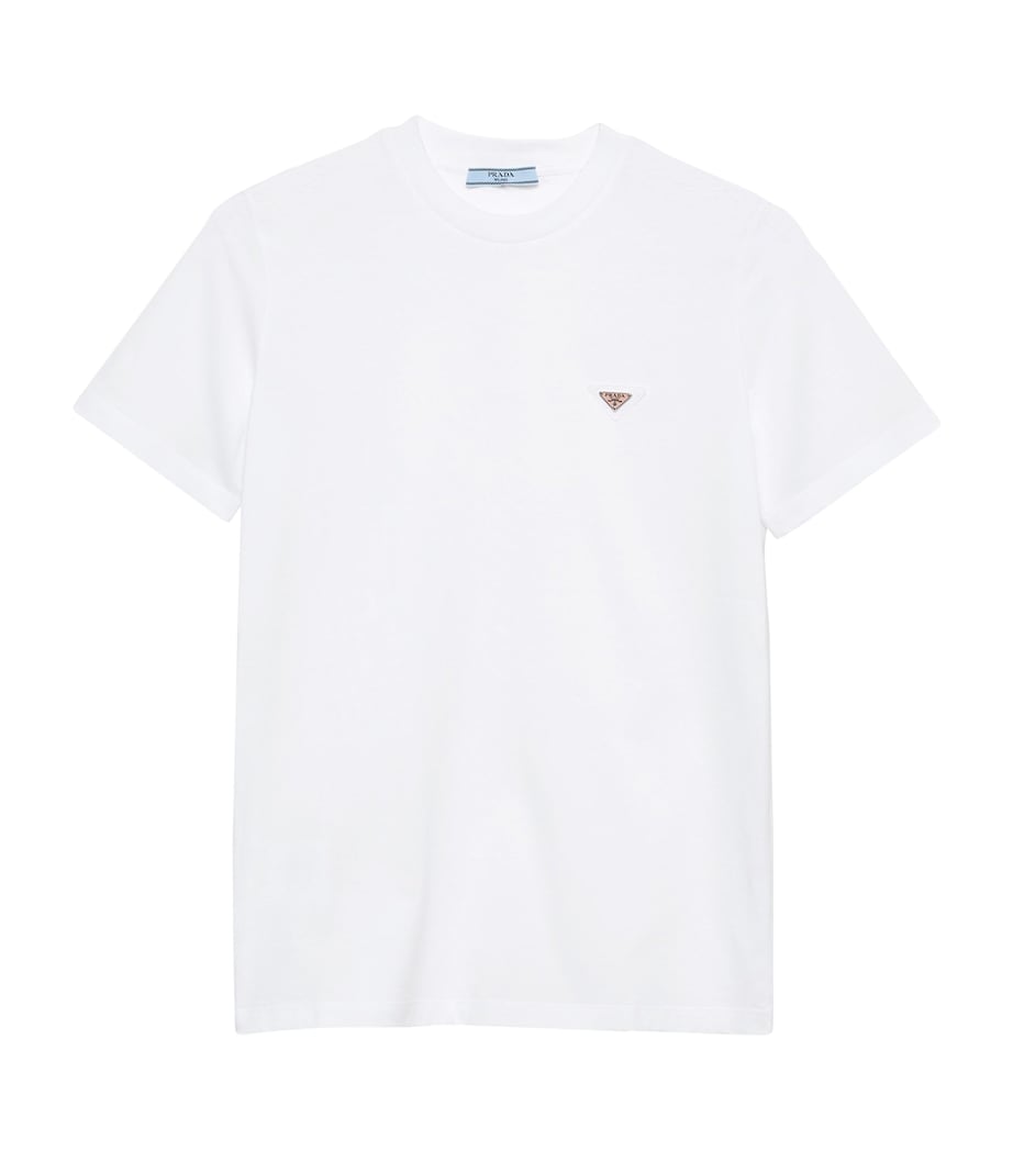 Cotton Jersey Triangle T-Shirt F0009 Image 1