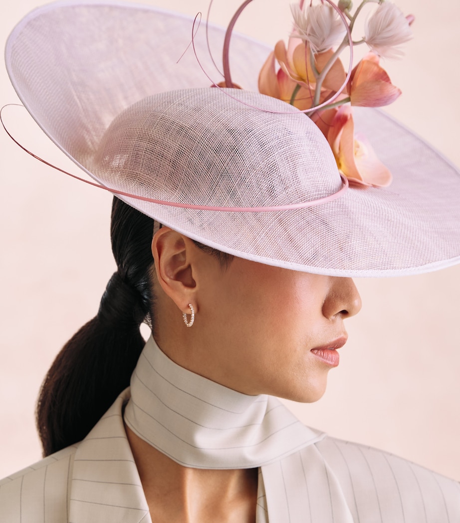 Vivien Sheriff Floral Dressage Hat Lilac Tones Image 3