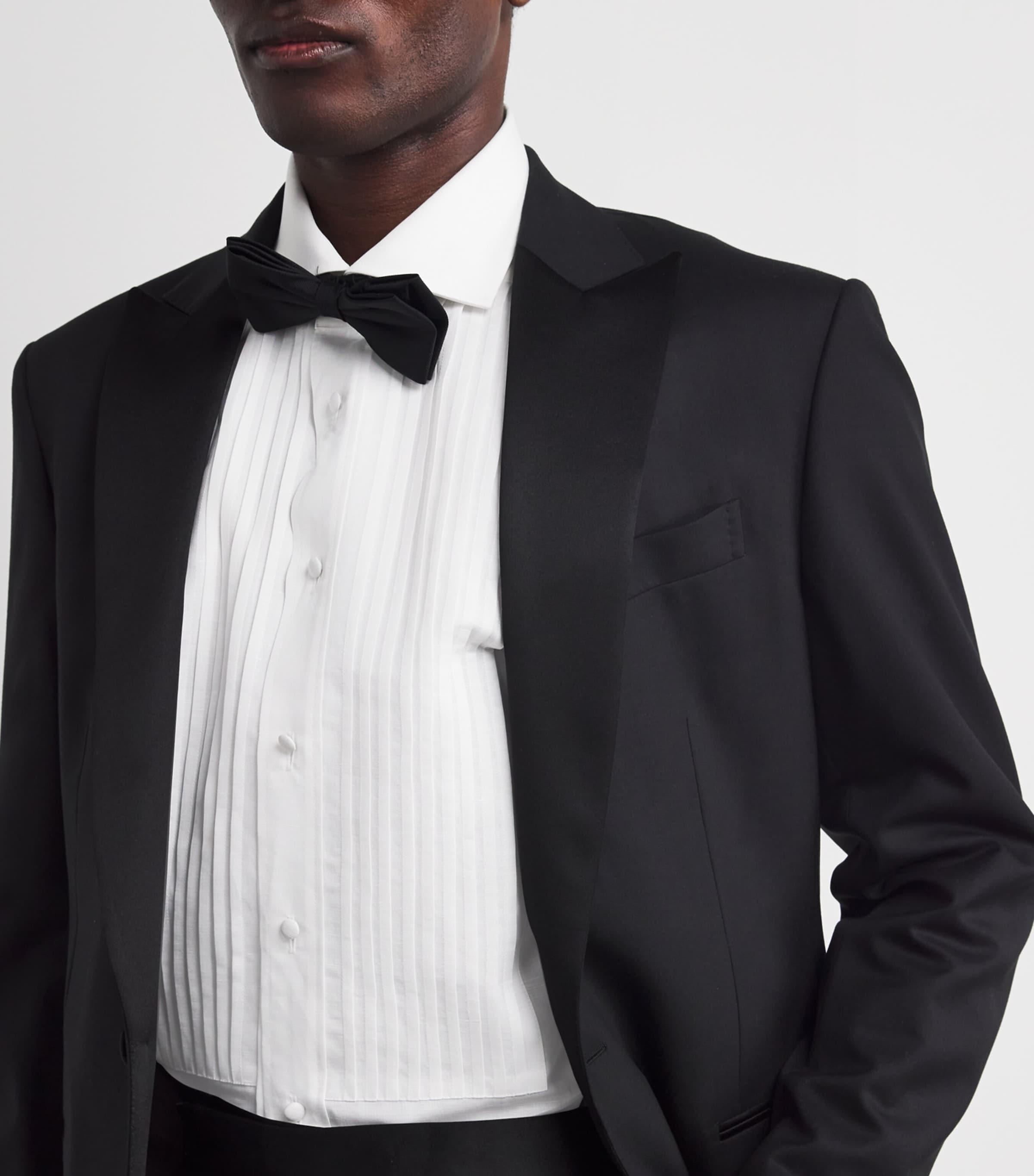 Wool 2-Piece Tuxedo 20BLACK Image 4