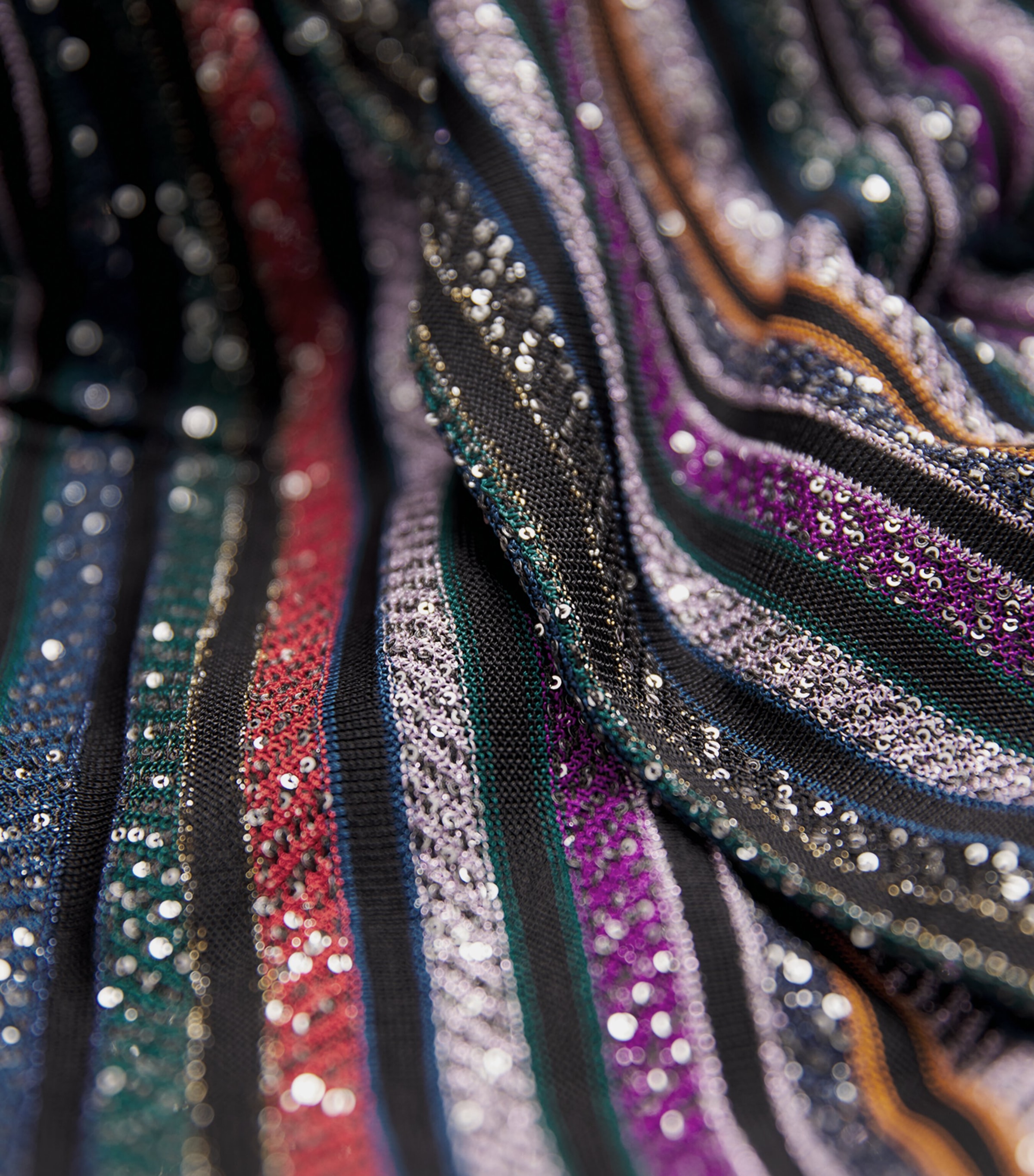 Sequin Stripe Blazer SM9T4 MULTICOLOR Image 5