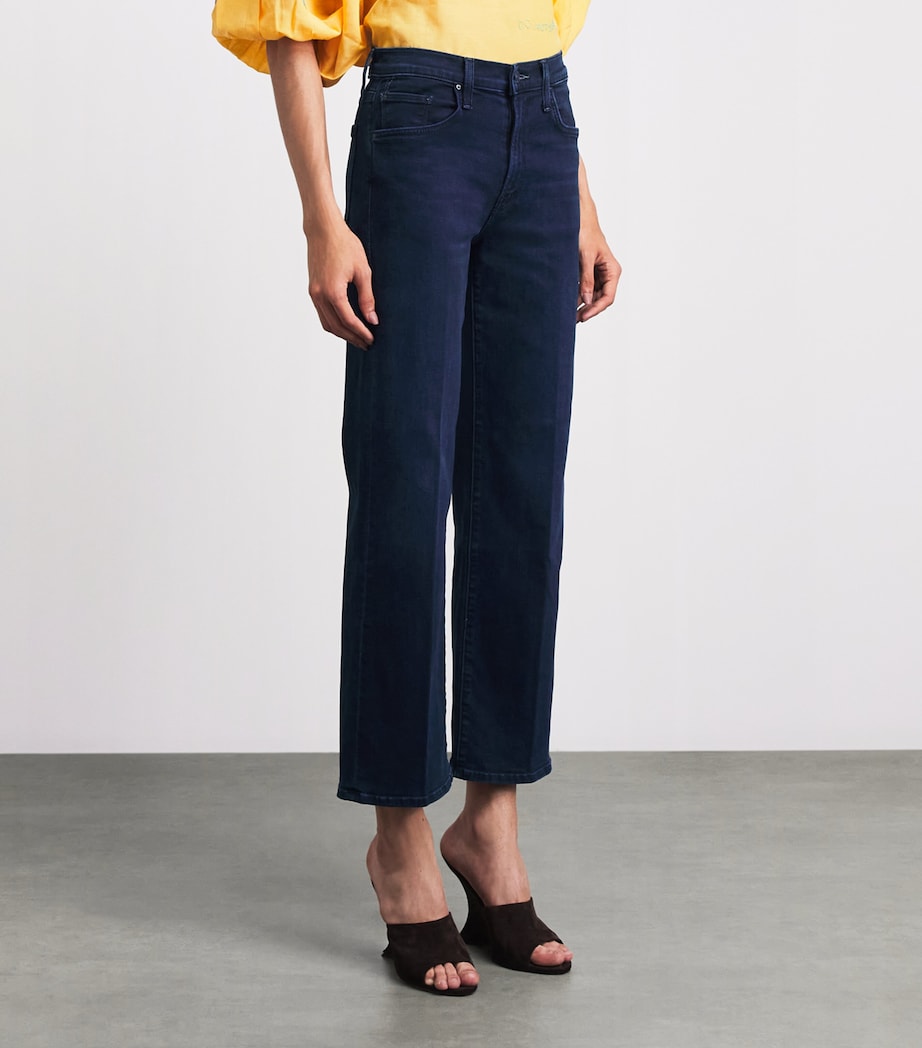 MOTHER Womens The Rambler Zip Ankle Jeans Chip On My Shoulder Image 4