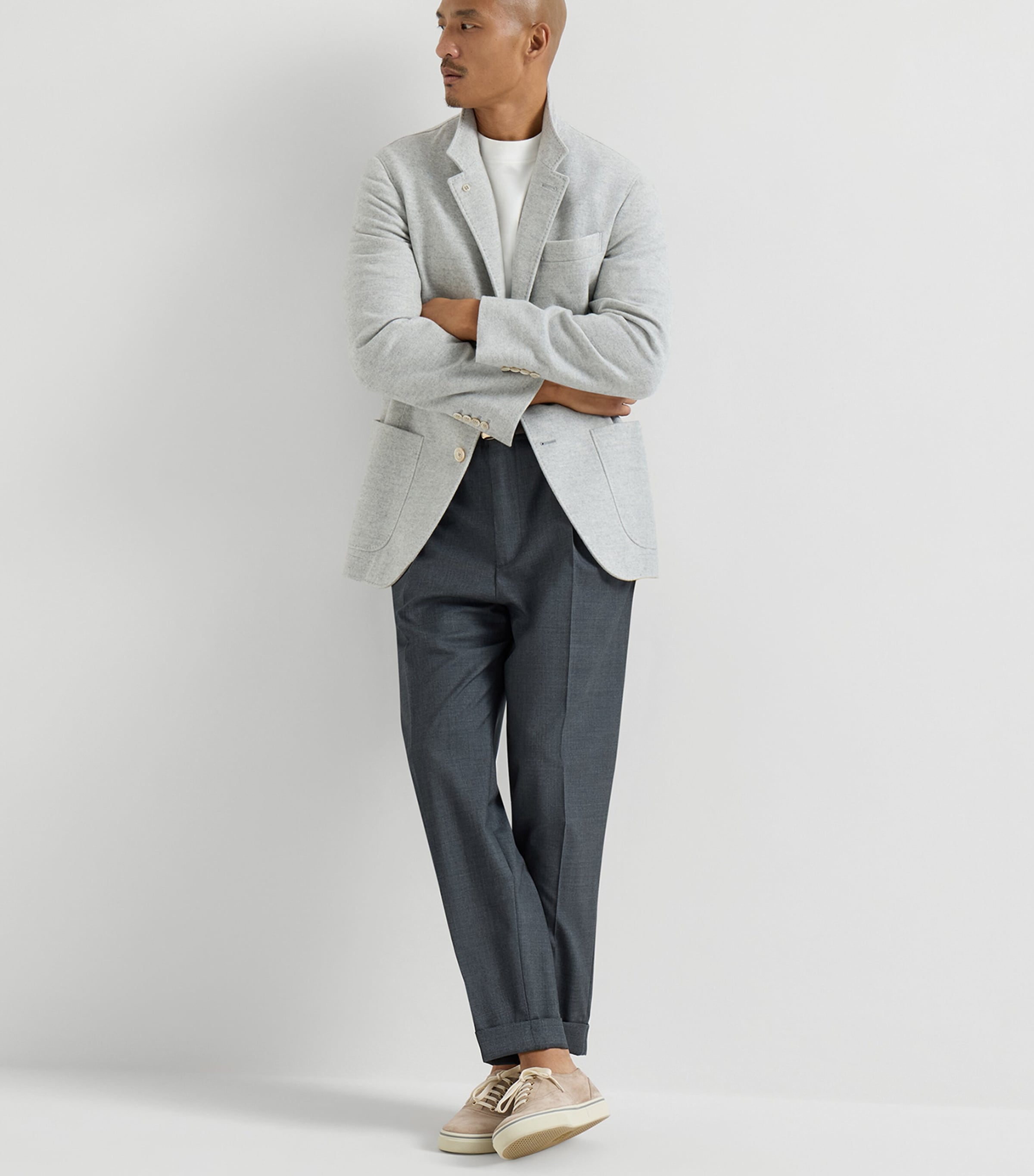 Brunello Cucinelli Mens Water-Resistant Cashmere Blazer Image 2