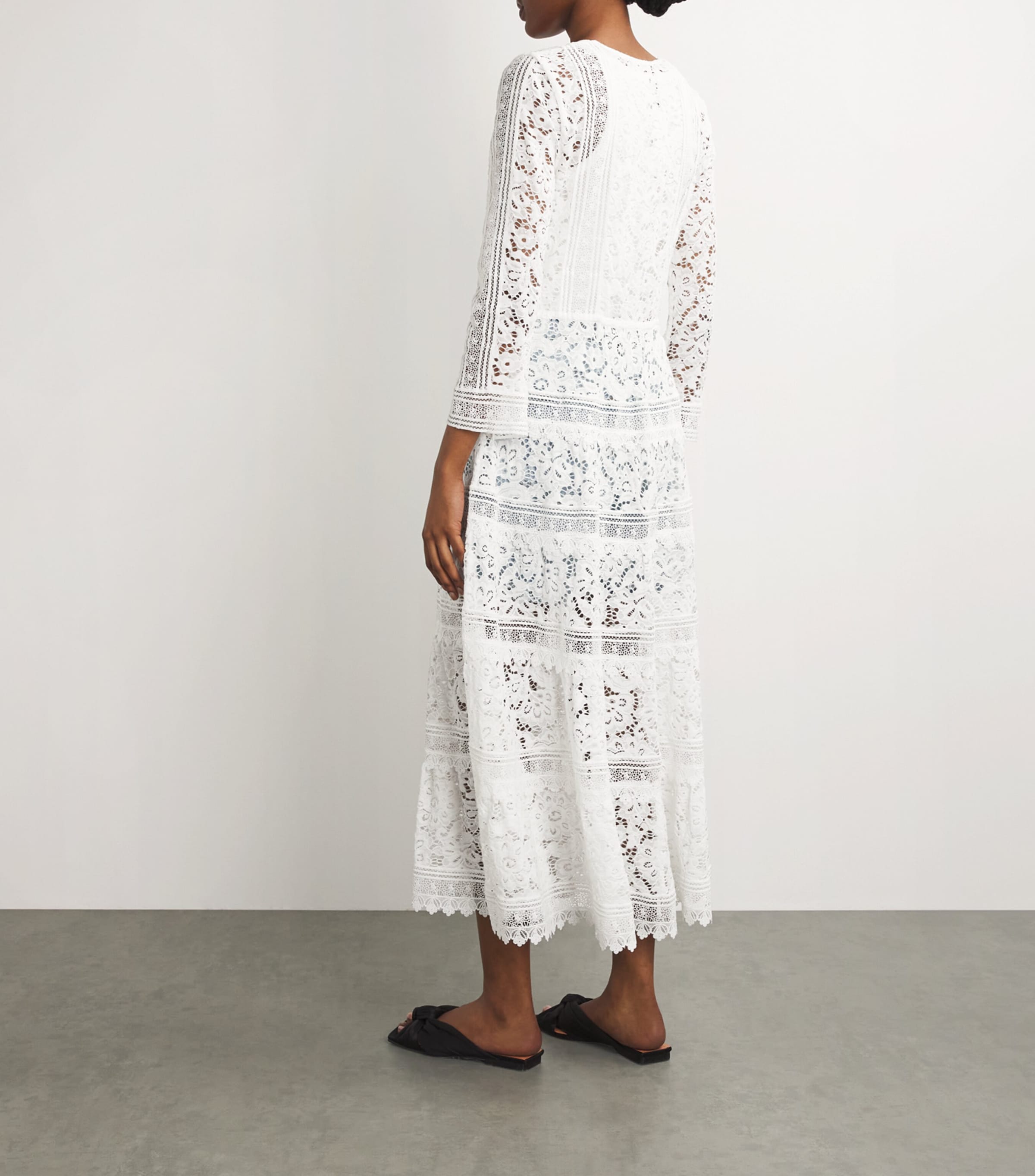 Drawstring Talia Robe OFF WHITE Image 3