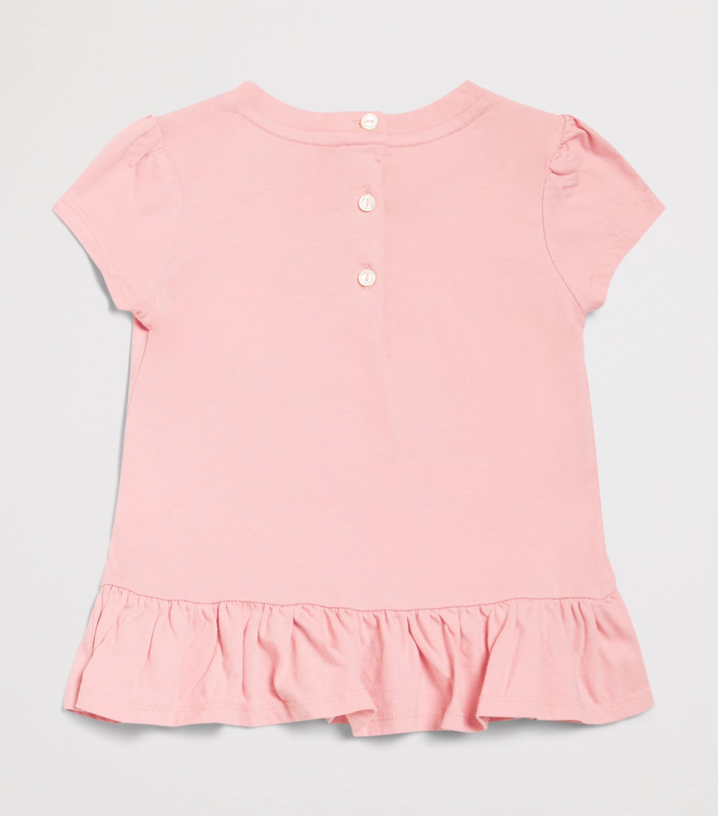 Ralph Lauren Kids Cotton Polo Bear T-Shirt (3-24 Months) Adirondack Rose Image 2