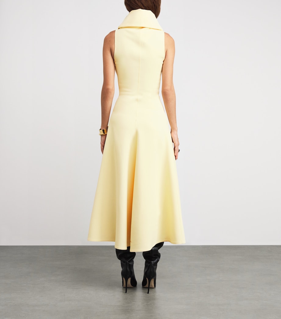The Triangle Midi Dress 210 LIGHT YELLOW Image 2