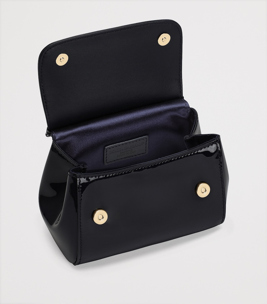 Calfskin Sicily Top-Handle Bag 80658-DARK BLUE Image 2