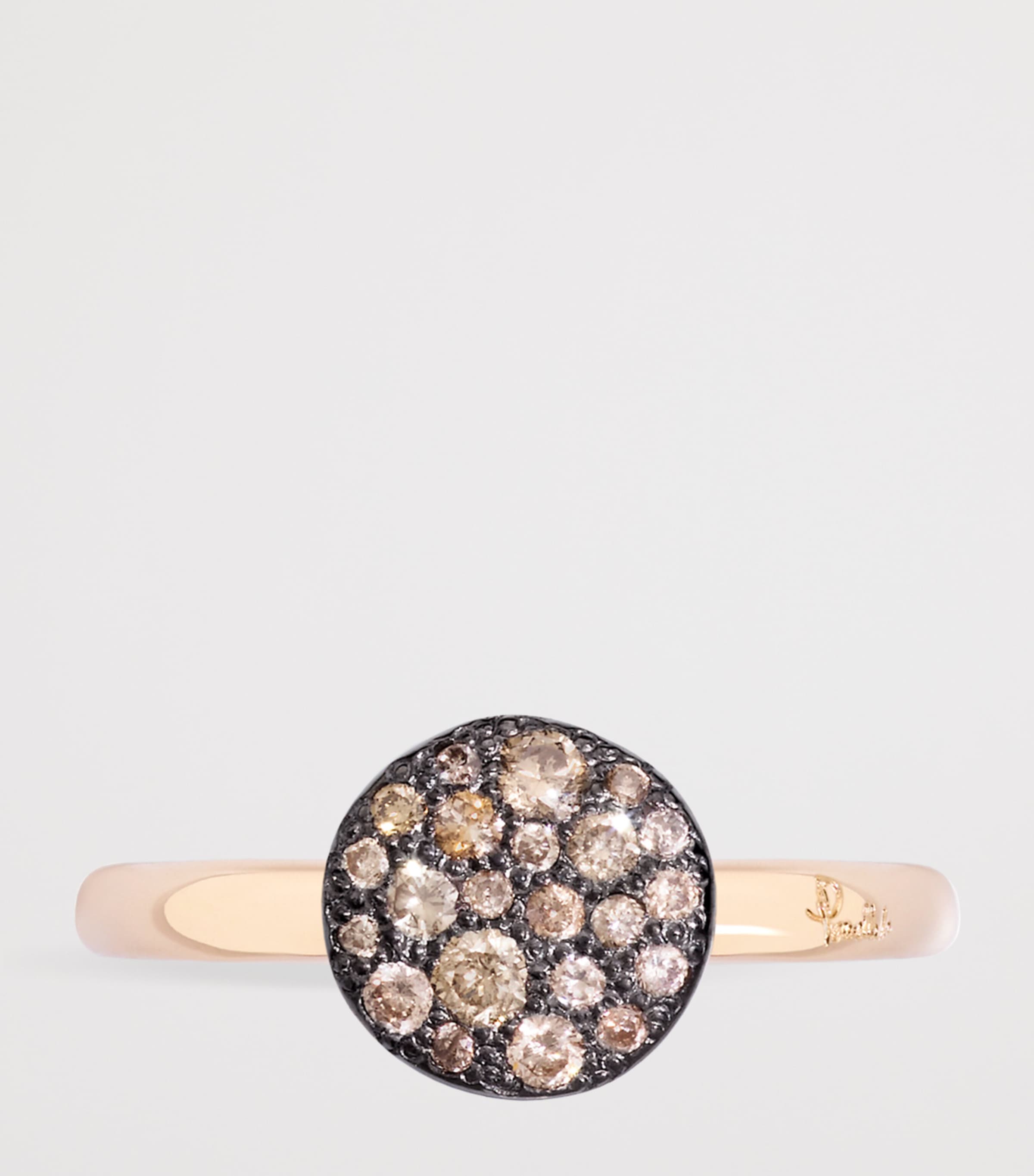 Pomellato Rose Gold and Diamond Sabbia Ring Image 3