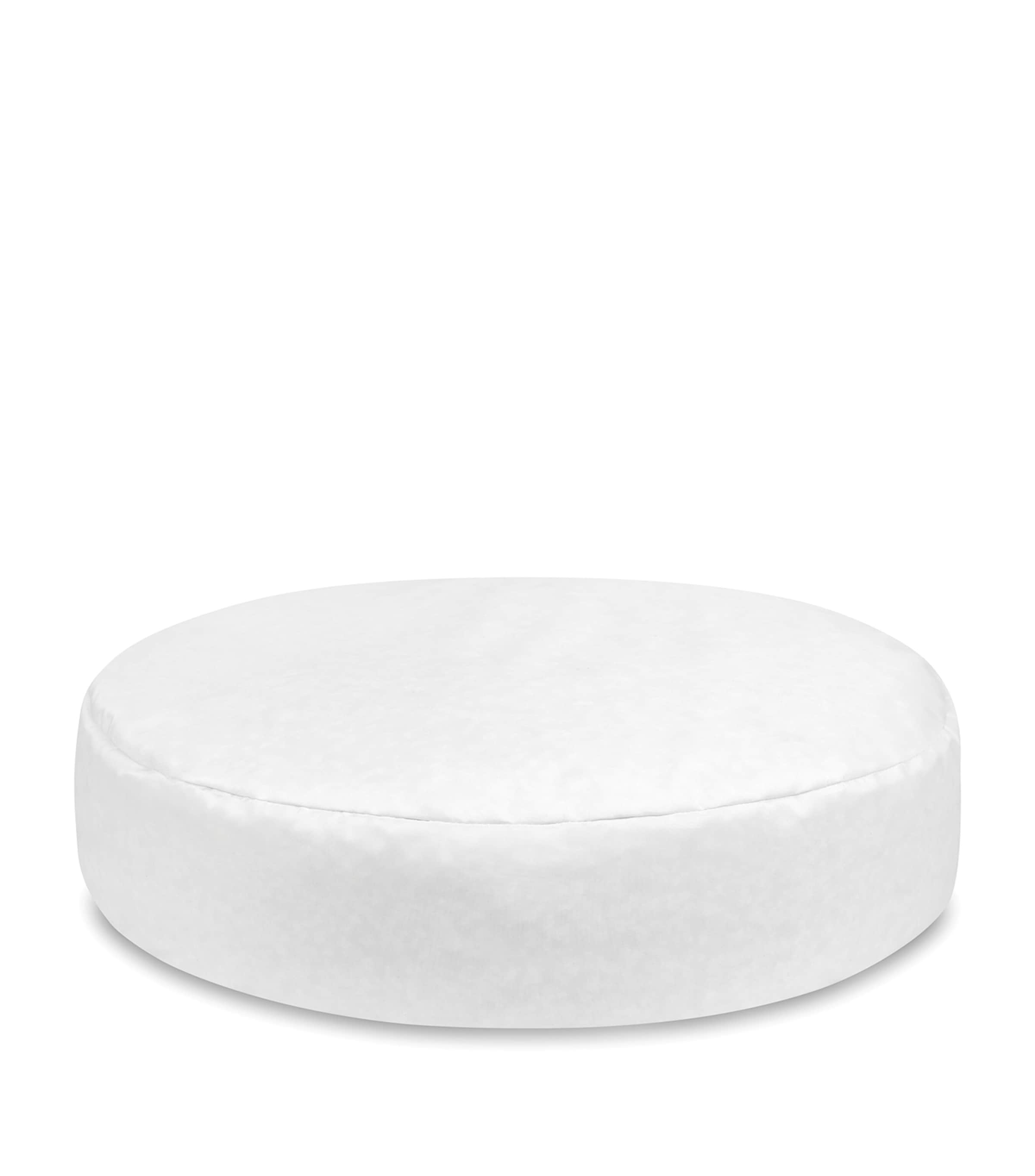 Small Organic Pet Pouf TAUPE Image 5