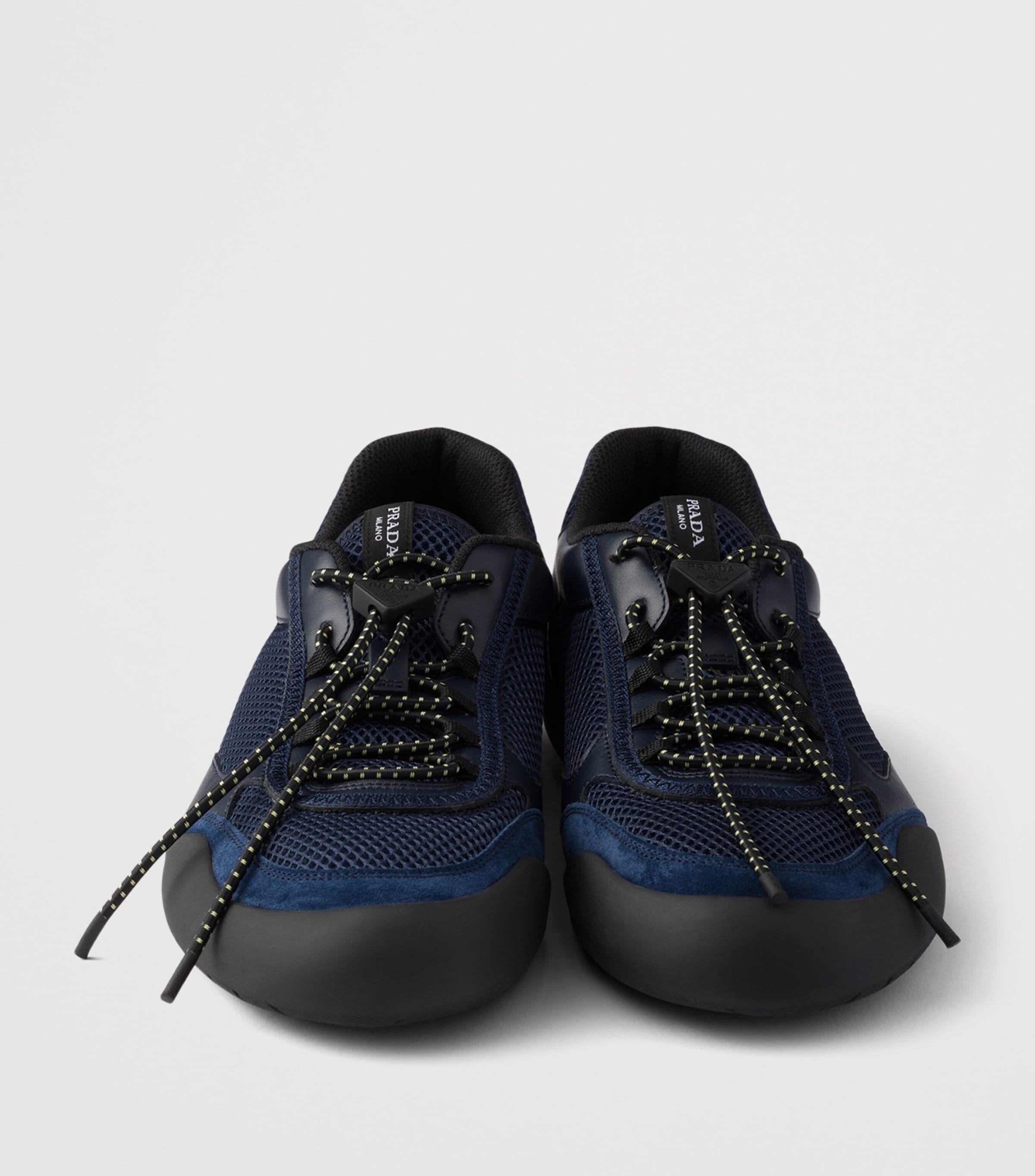 Leather-Mesh Speedrock Sneakers F0008 Image 5