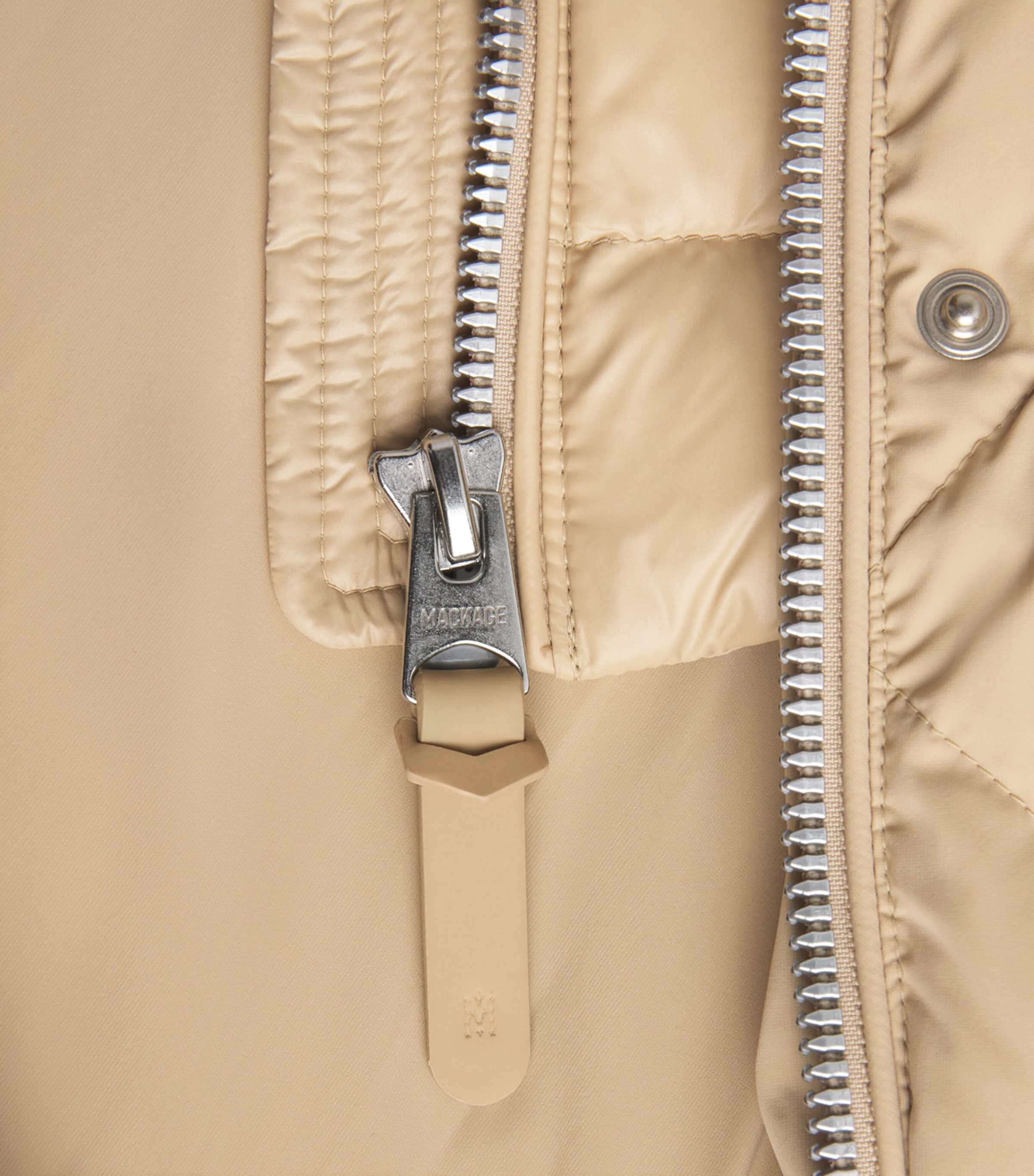 Quilted Layered Laurella Puffer Coat C0274 LIGHT CAMEL Image 5