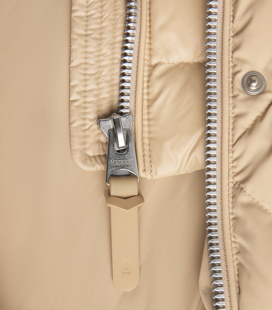 Quilted Layered Laurella Puffer Coat C0274 LIGHT CAMEL Image 5