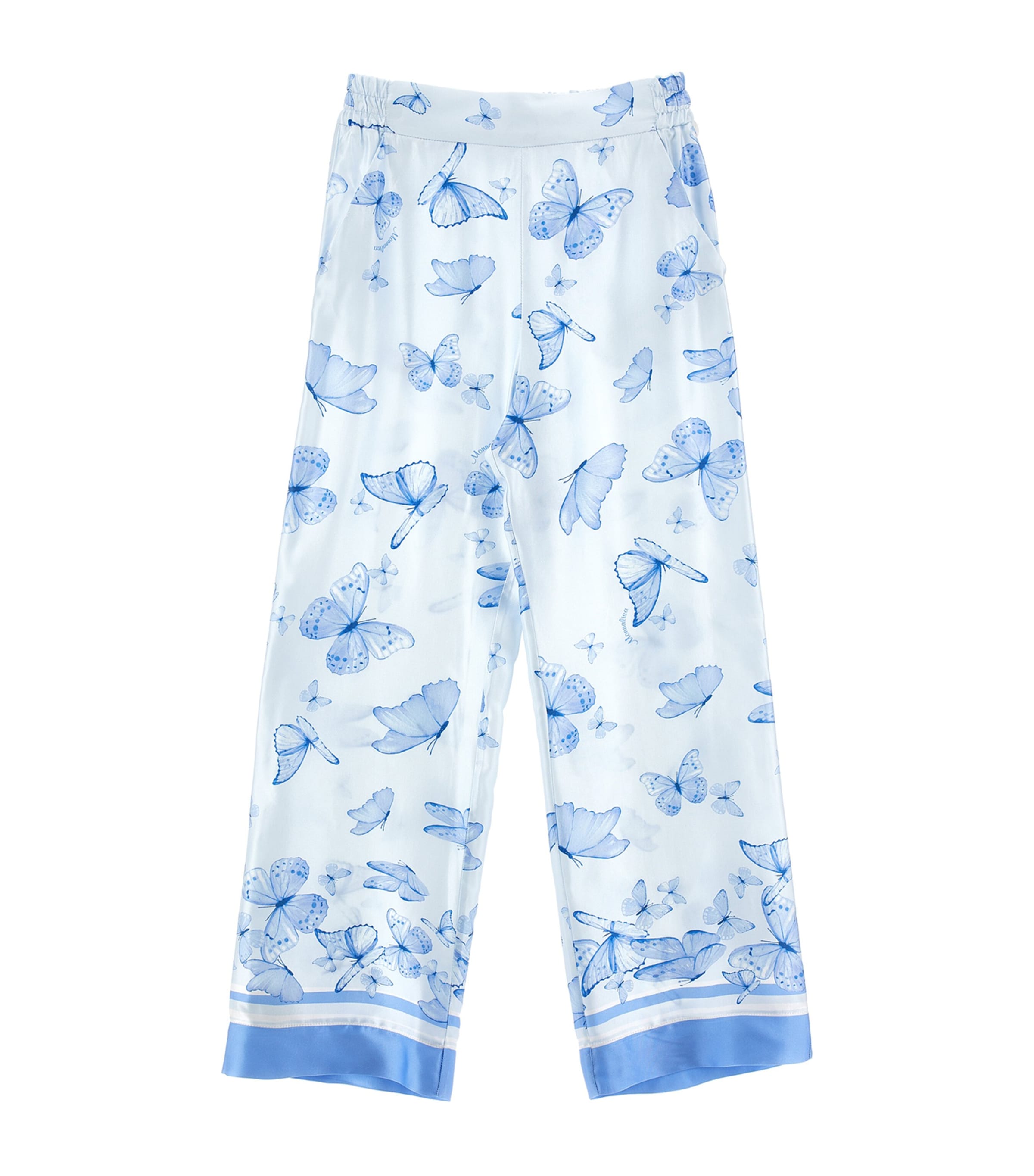 Satin Butterfly Trousers (2-14 Years) CELESTE Image 1
