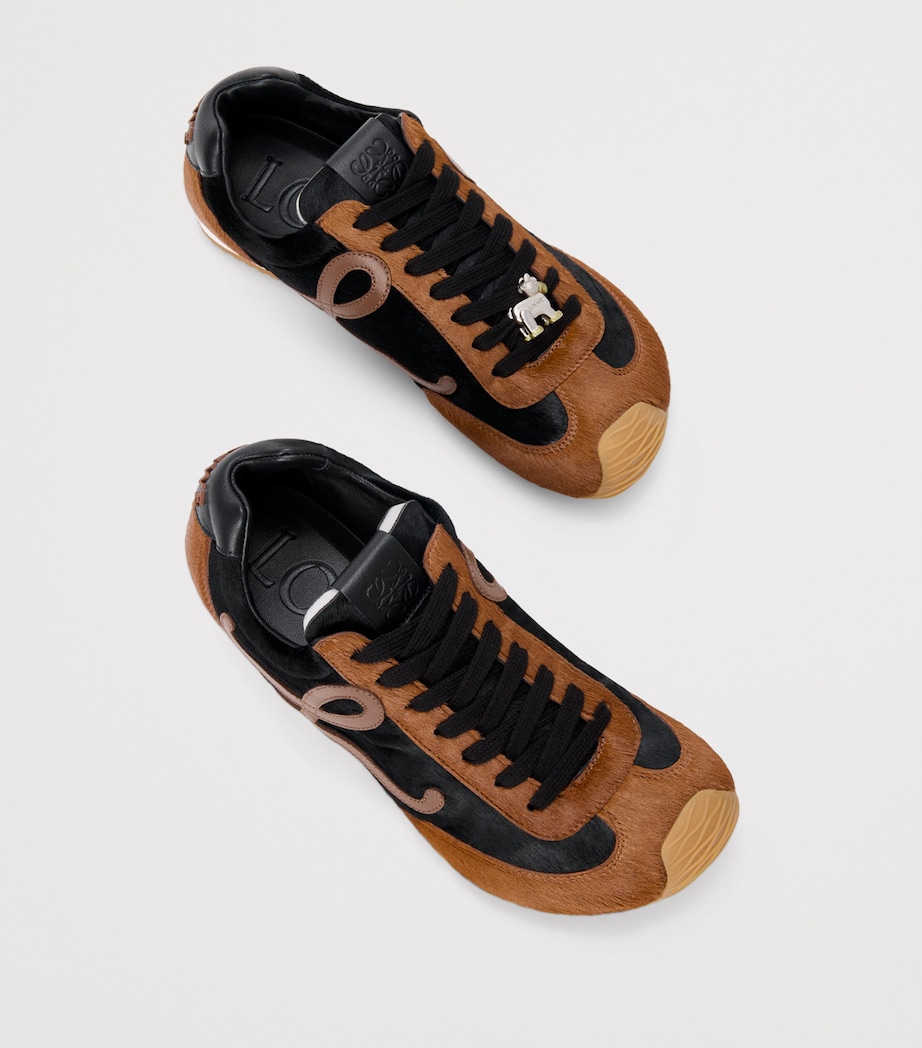 Pony Hair Ballet Runner 2.0 Sneakers BLACK/SQUIRREL Image 3