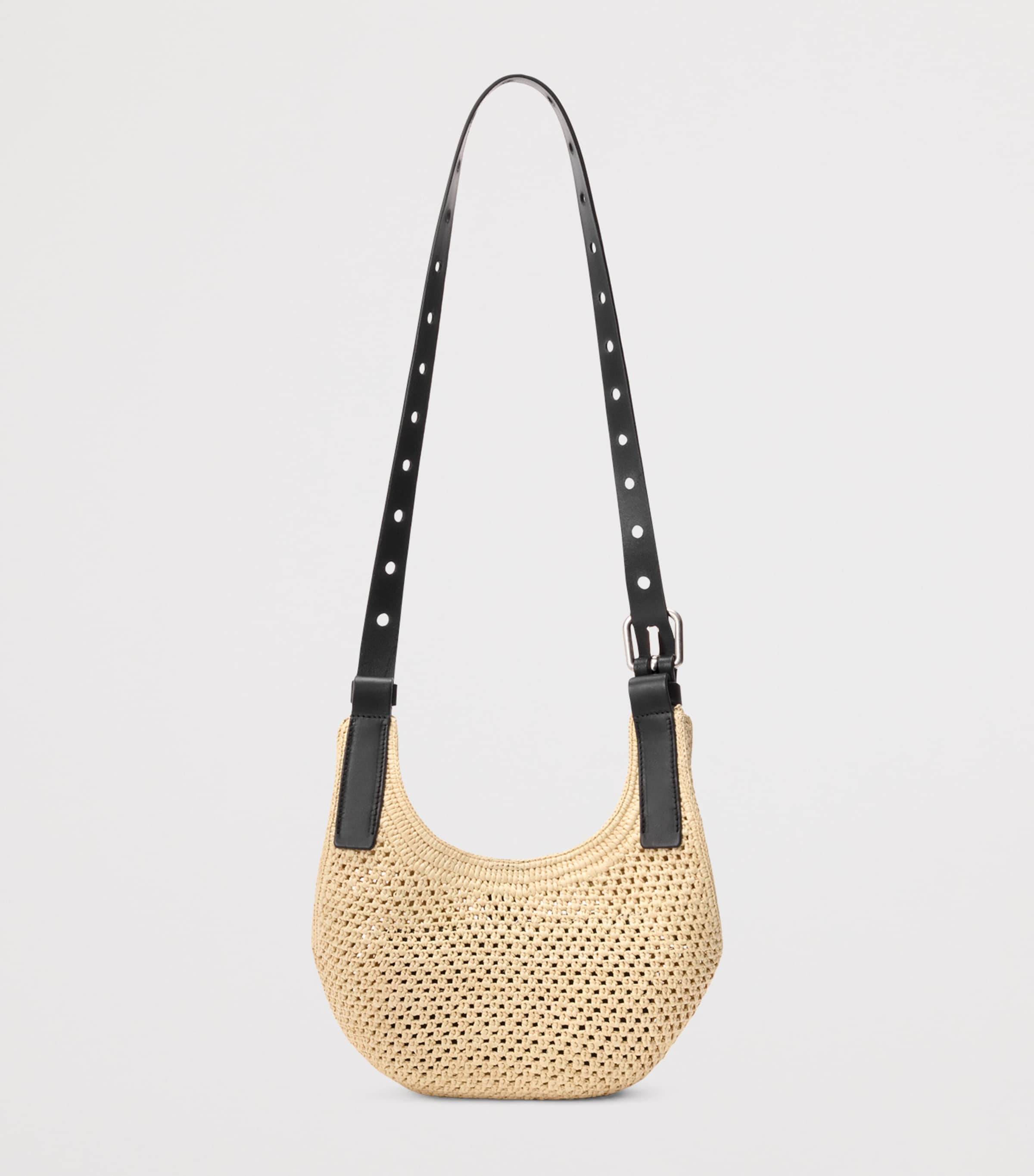 LOEWE x Paula's Ibiza Mini Punch-Hole Cross-Body Bag Natural/black Image 4