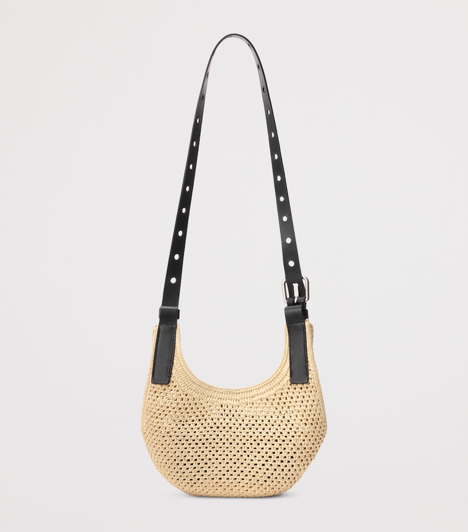 LOEWE x Paula's Ibiza Mini Punch-Hole Cross-Body Bag Natural/black Image 4