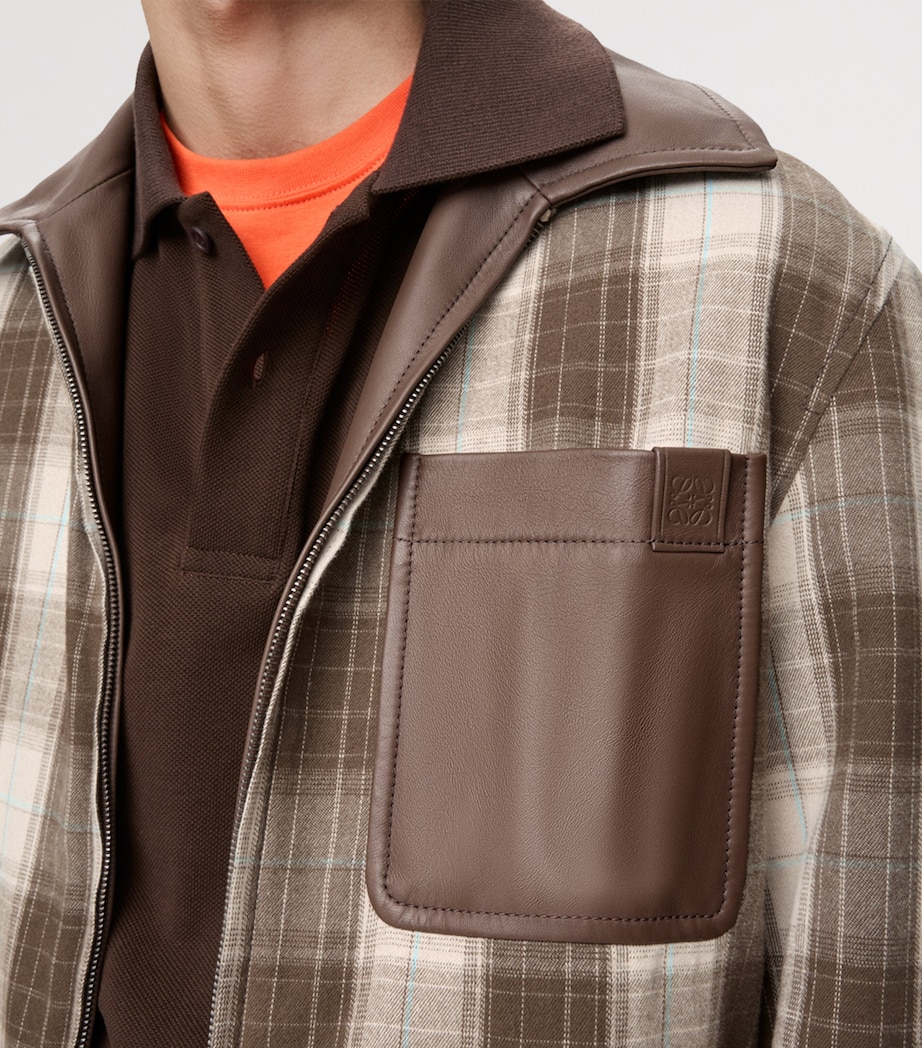 Reversible Leather Jacket TAUPE Image 7