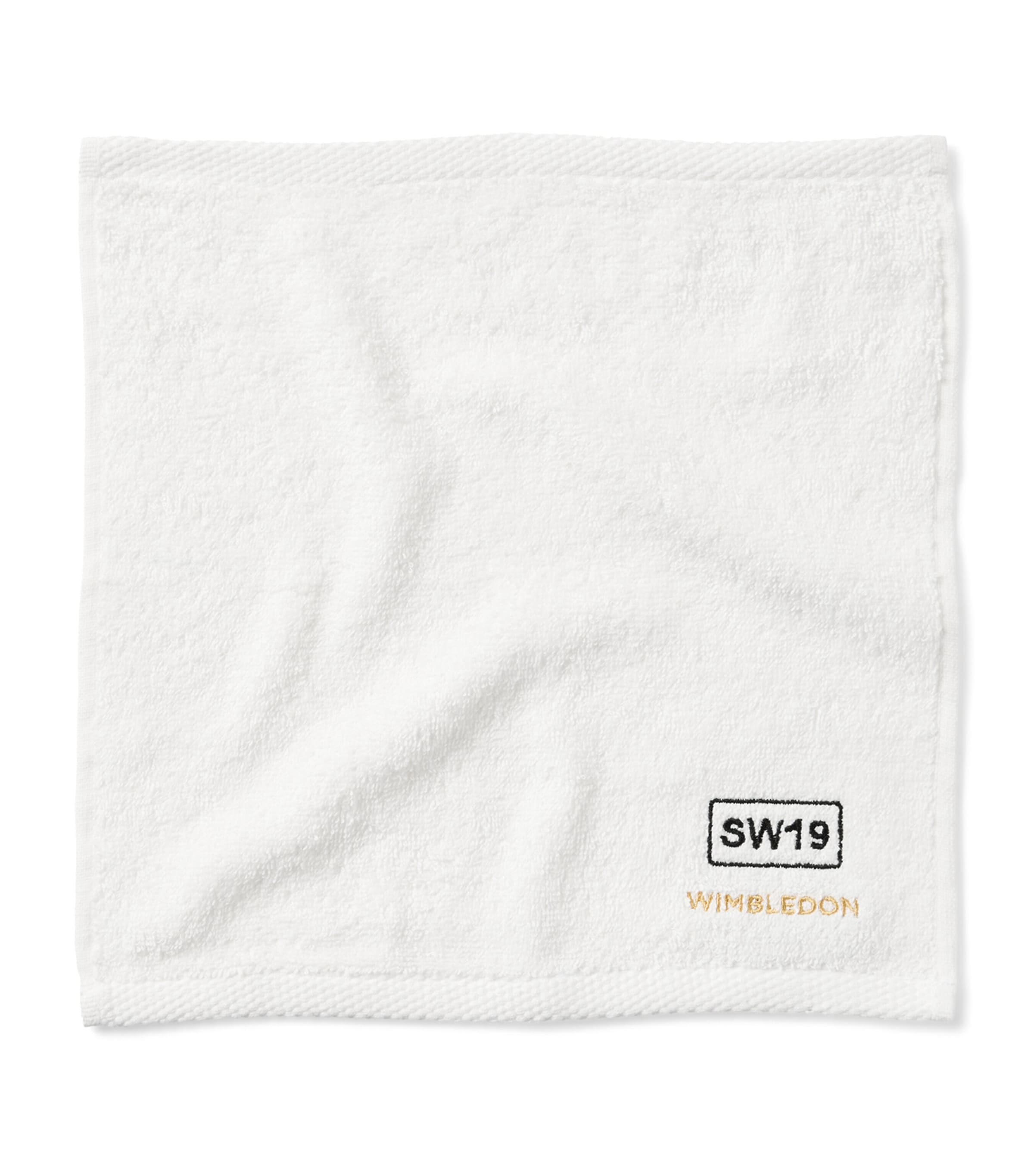 Christy x Wimbledon Face Cloths (Pack of 5) White Mix Image 6