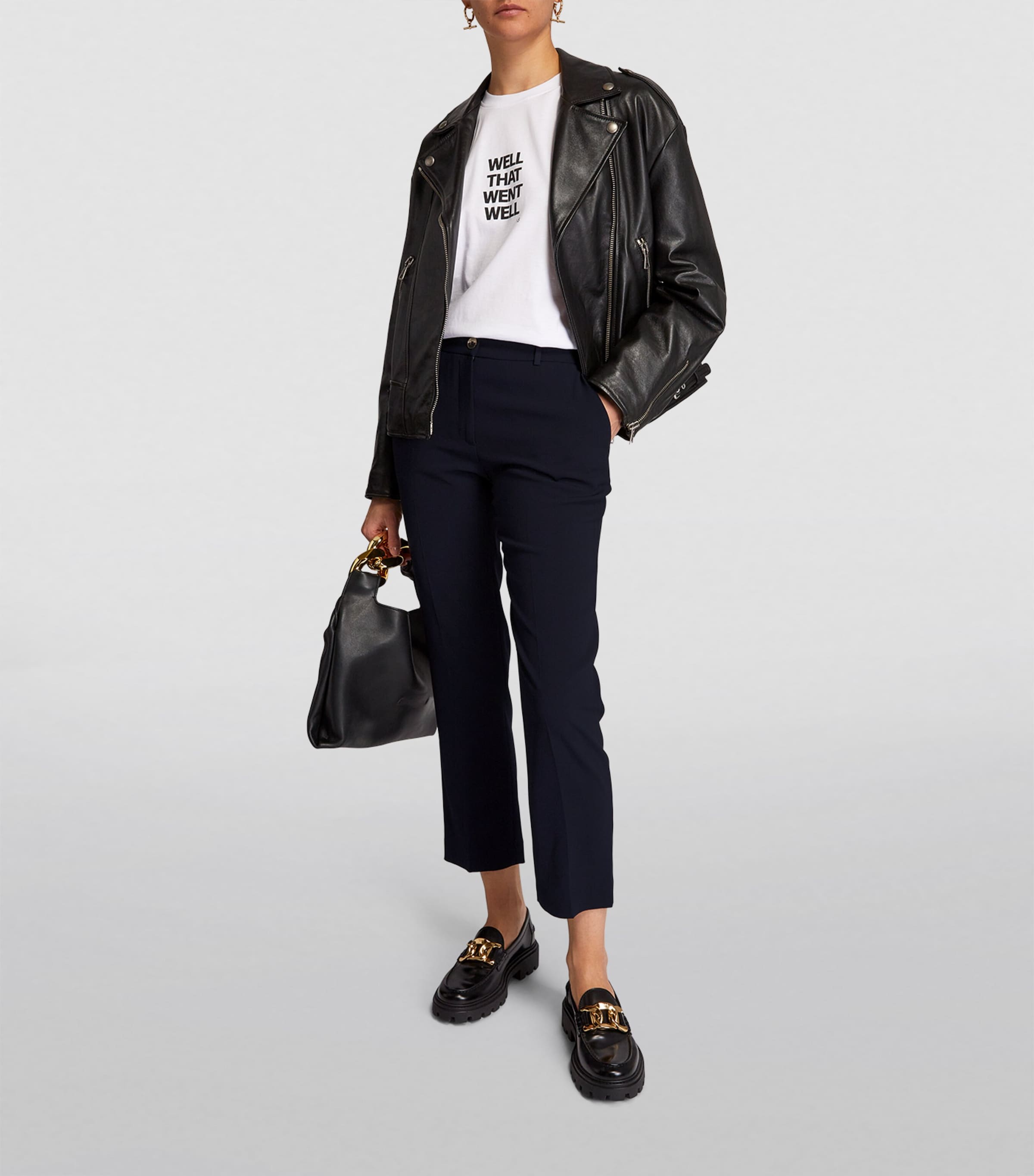 Tailored Trousers NAVY Image 2