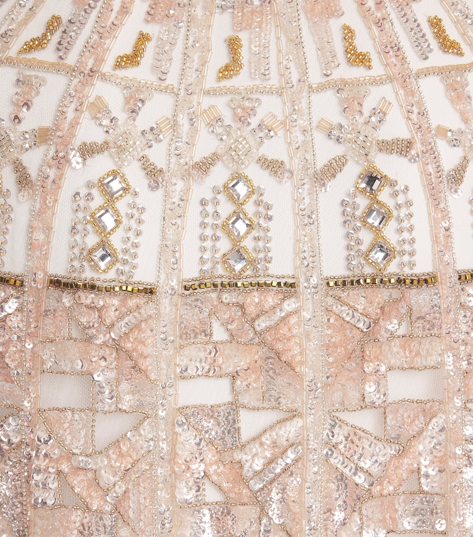 Zuhair Murad Womens Embellished Cape Angr/mlt Tmpl Image 6