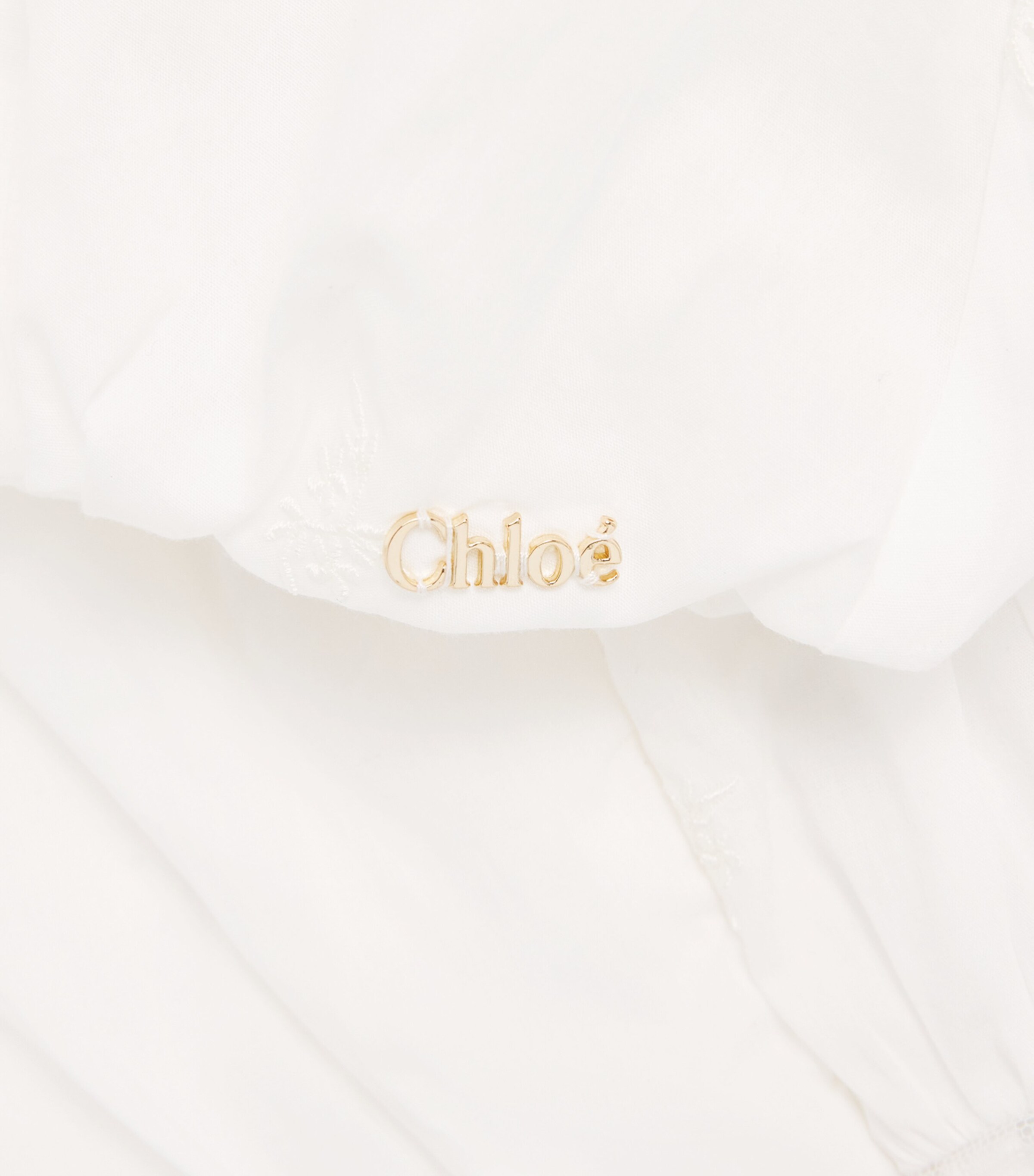 Chloé Kids Embroidered Ceremony Dress  (6-36 Months) Image 3