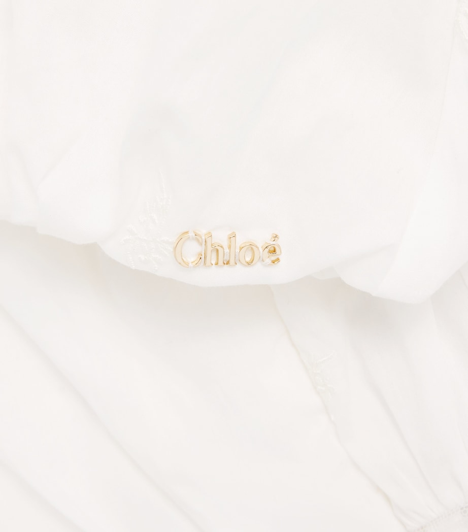 Chloé Kids Embroidered Ceremony Dress (6-36 Months) Image 3