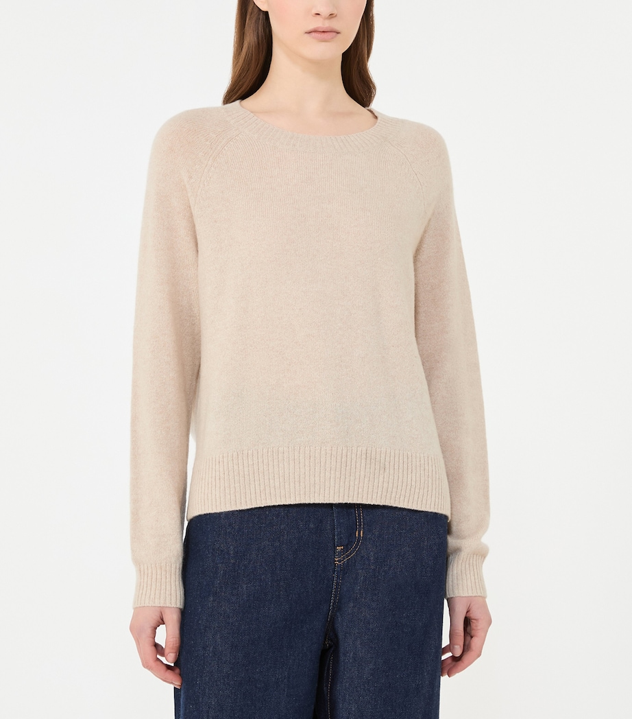 Weekend Max Mara Womens Cashmere Sweater Sand Image 2