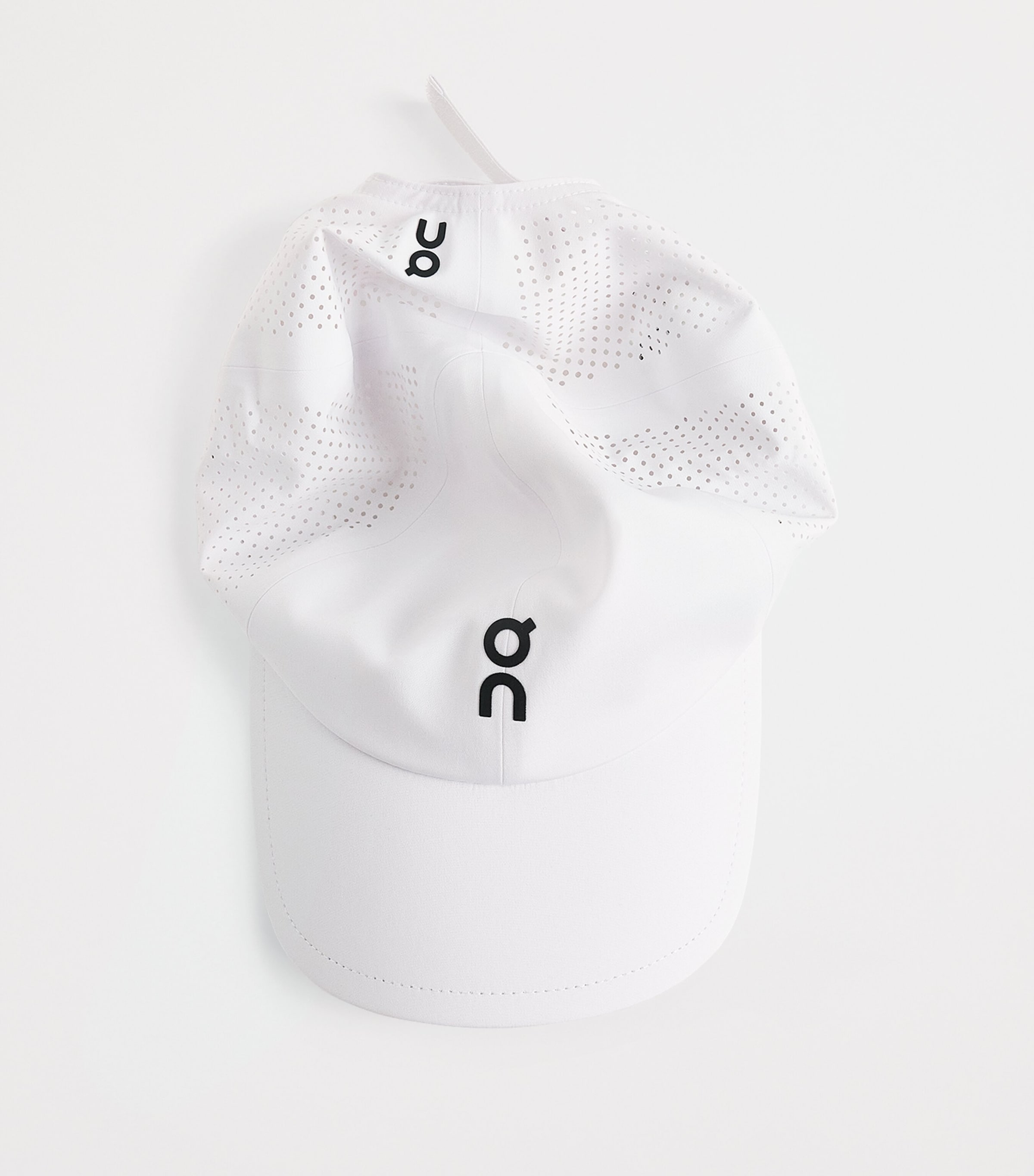 Perforated Court Baseball Cap WHITE | WHITE Image 4