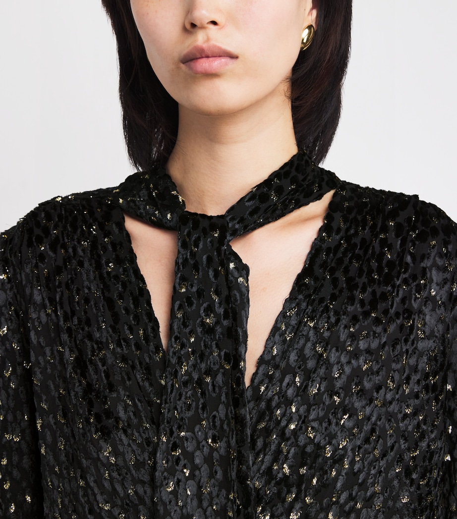 Kayliegh Pussybow Blouse BLACK MULTI Image 6