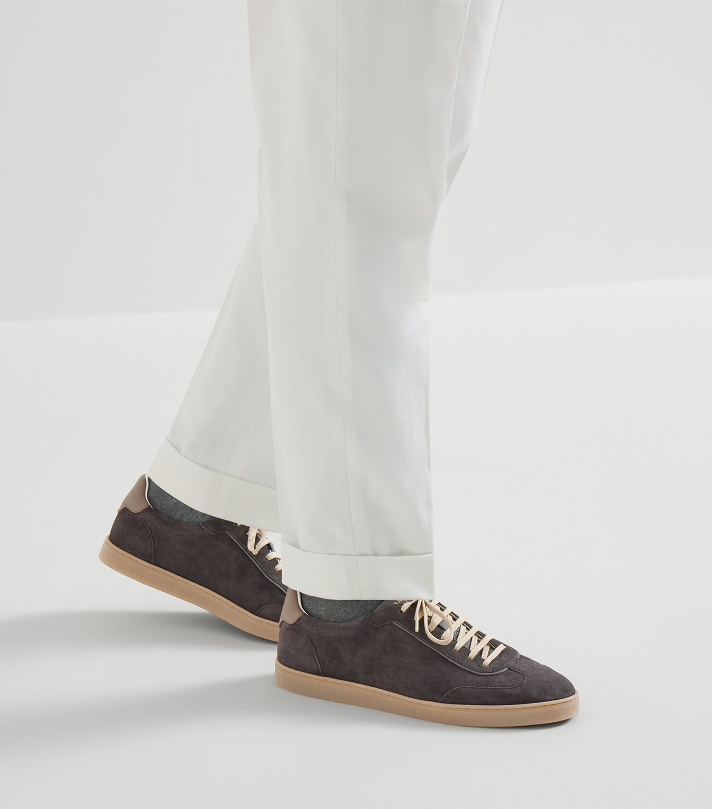 Brunello Cucinelli Suede Low-Top Sneakers Image 3