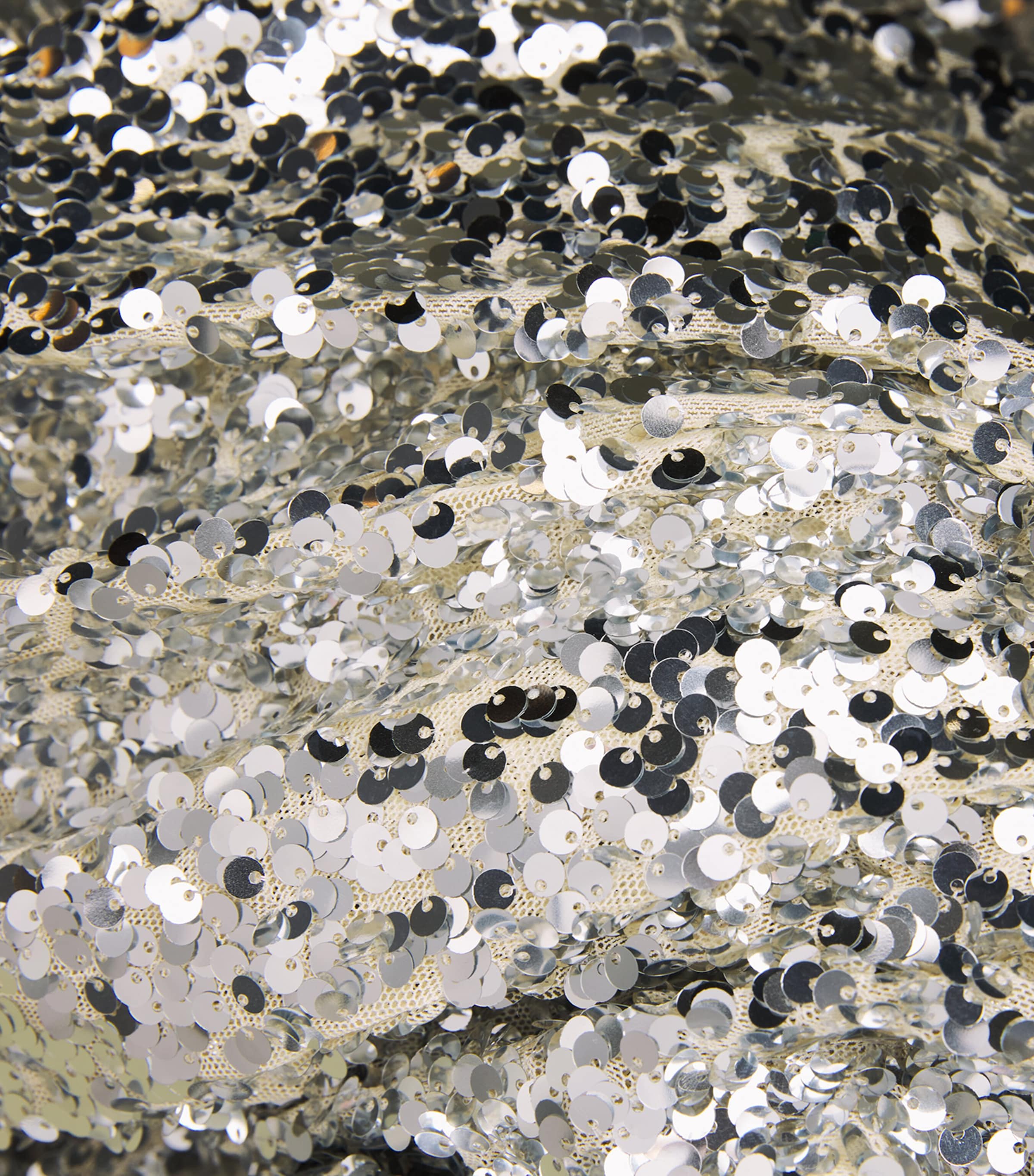 Sequin Hulot Gown IVORY SILVER Image 5