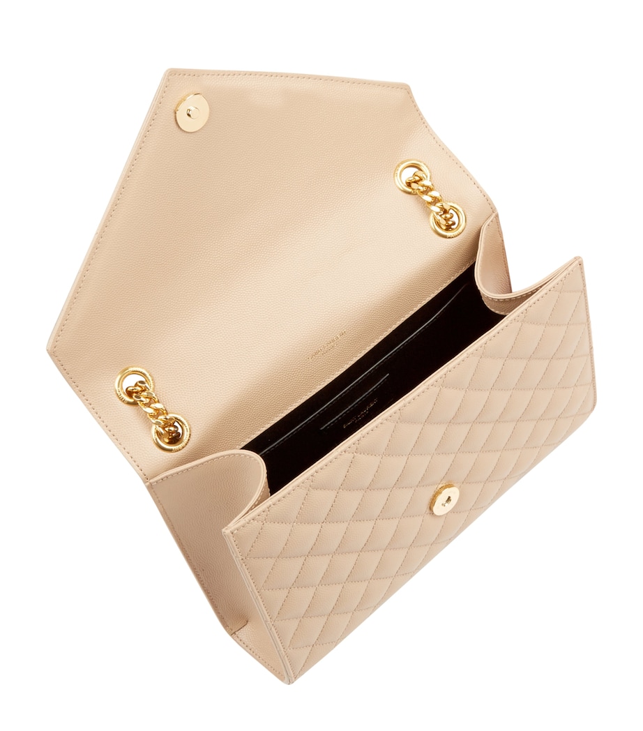 Saint Laurent Medium Envelope Matelassé Shoulder Bag Image 3