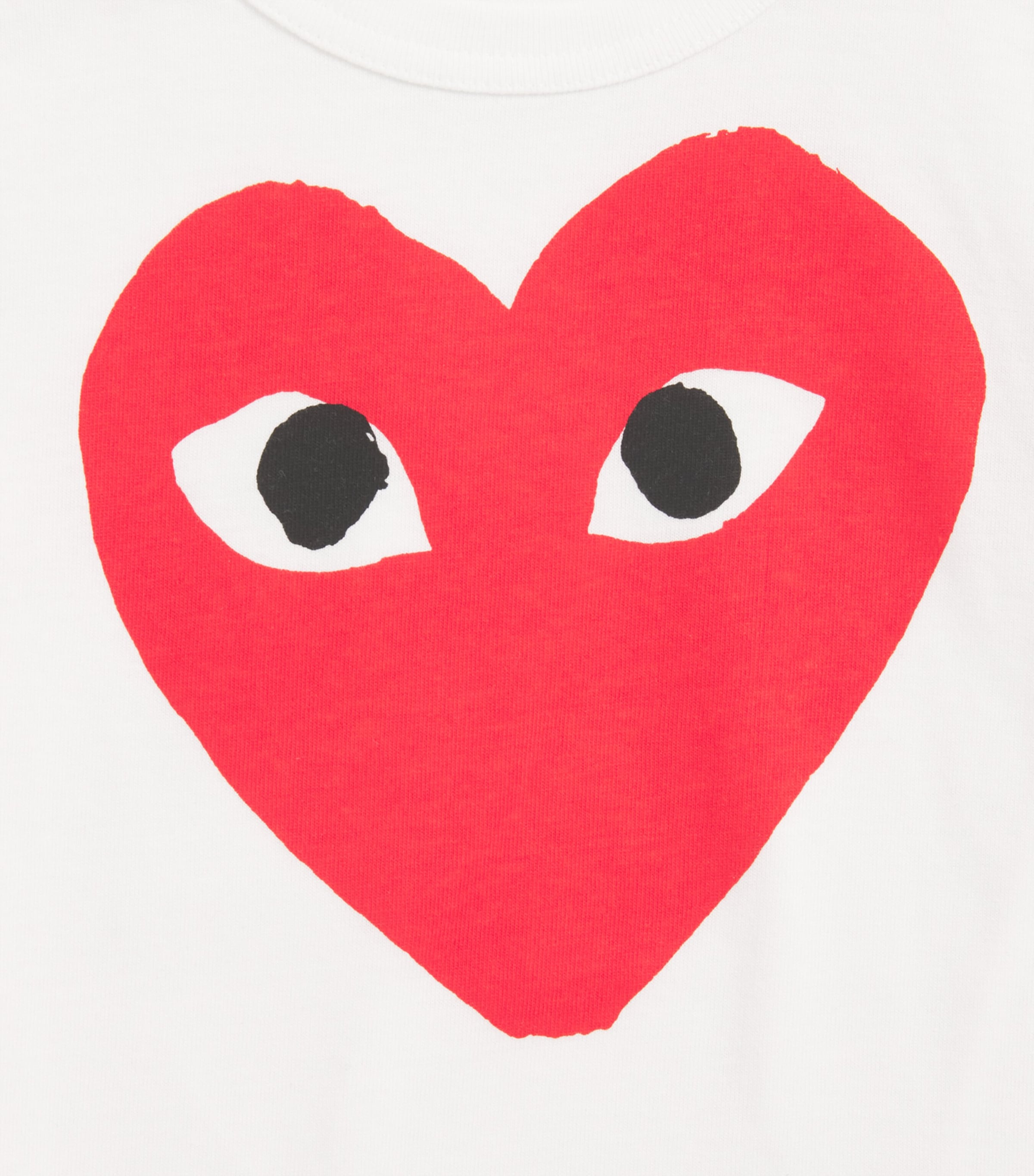 Comme Des Garçons Cotton Heart Logo T-Shirt (2-6 Years) Image 3
