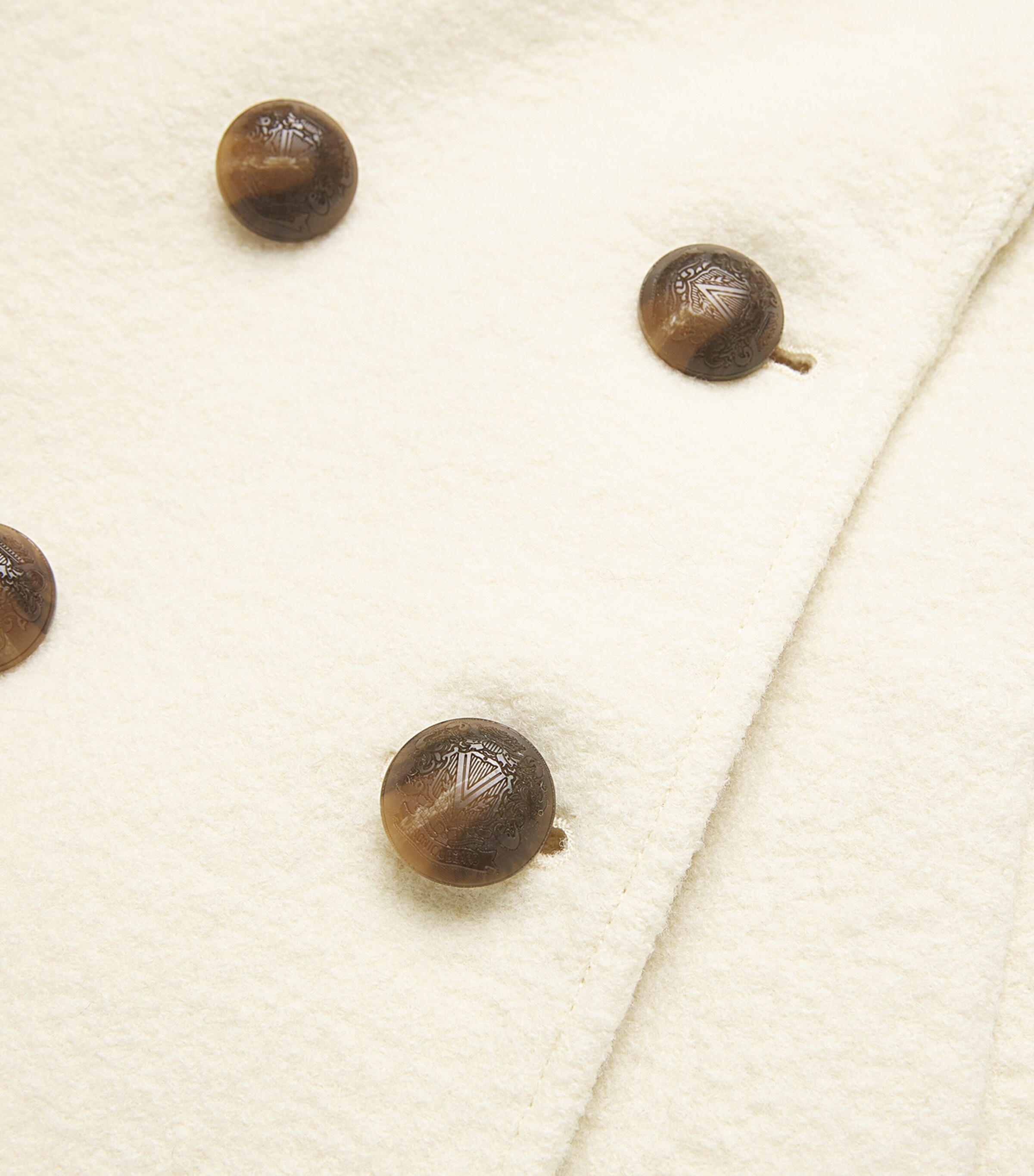 Dickey Wrap Trenchcoat W0007 ECRU Image 5