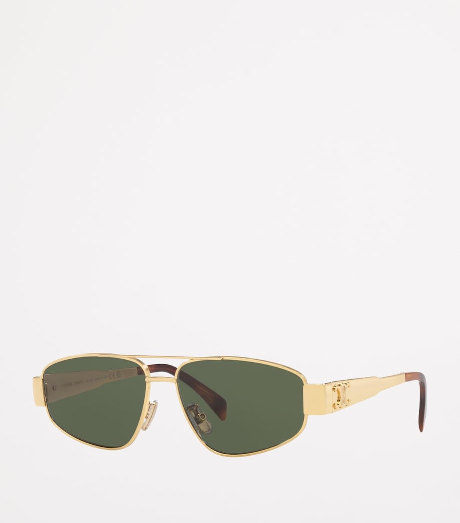 Celine Metal Triomphe Pilot Sunglasses Image 2