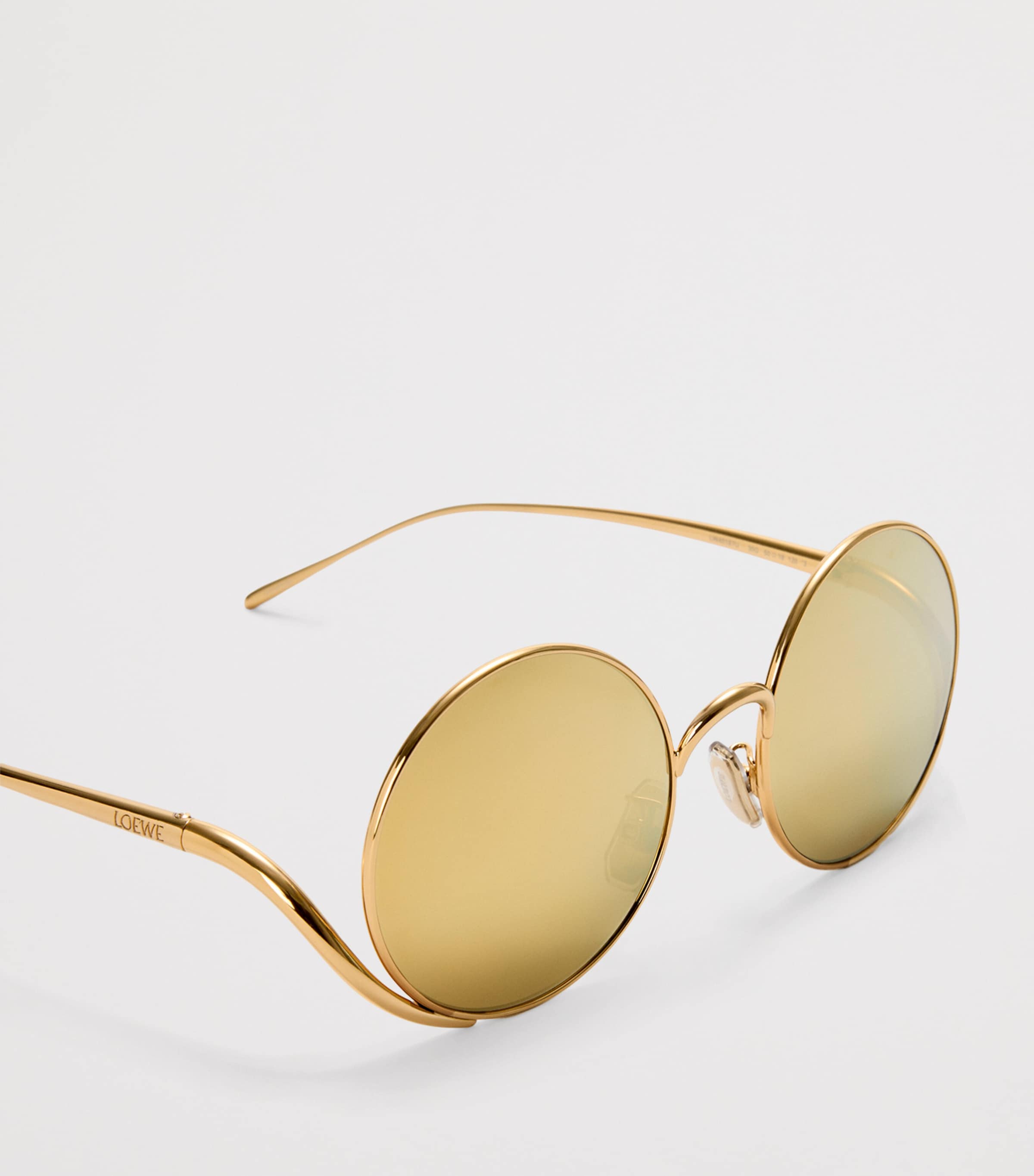Round Island Sunglasses GOLD Image 4