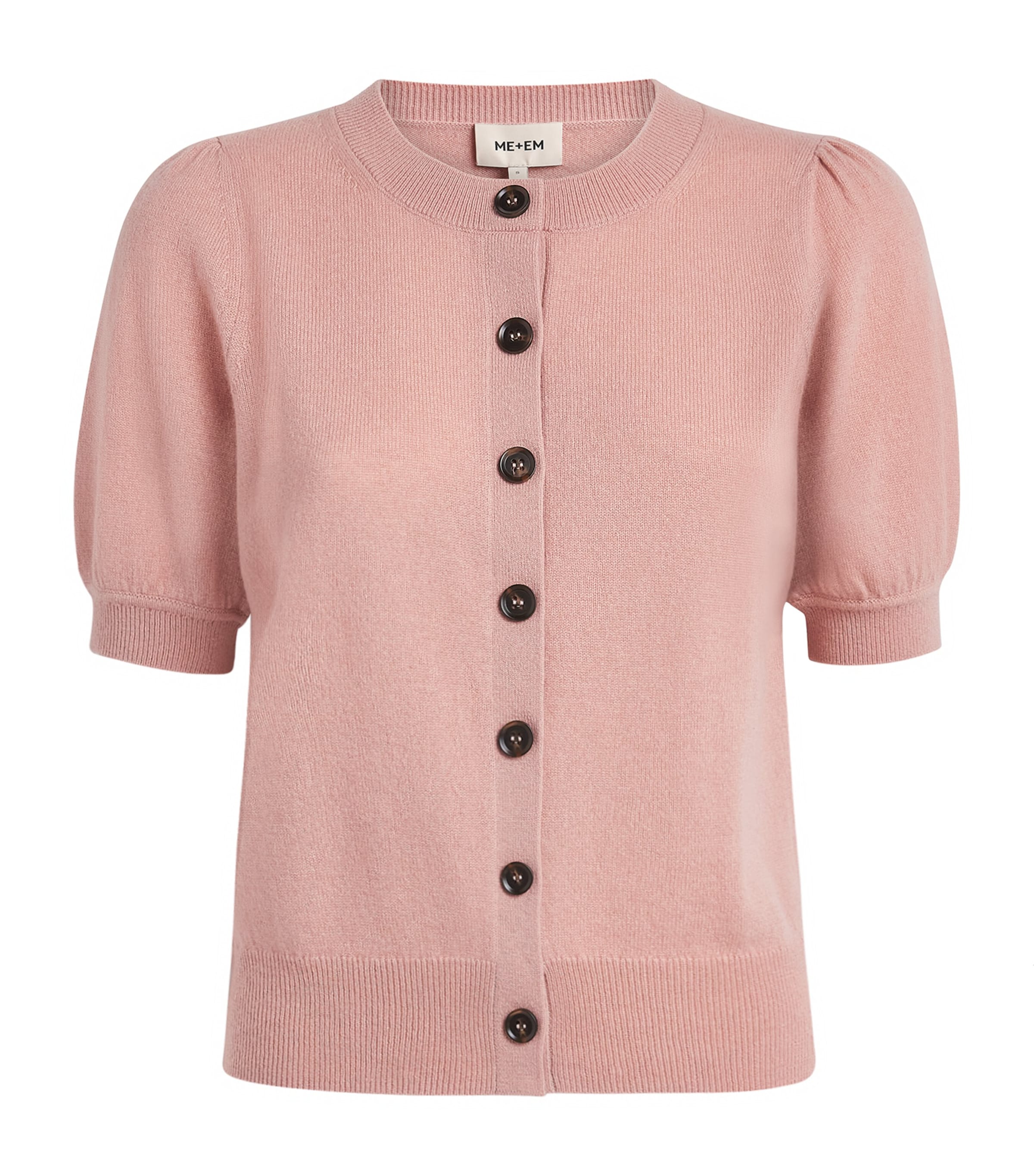 Me+em Cashmere Cardigan In Pink