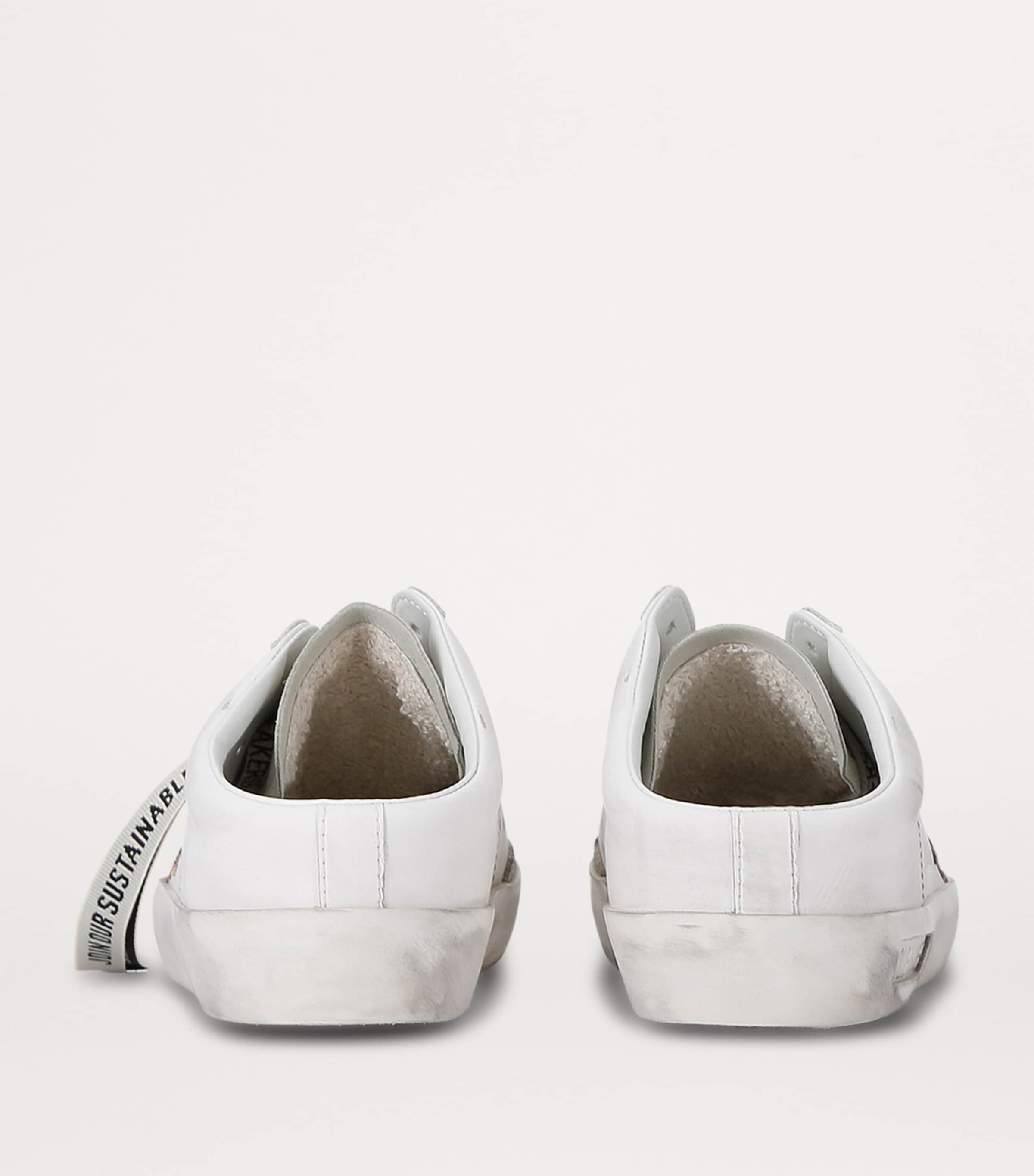Golden Goose Glitter Super-Star Sabot Sneakers White/oth Image 2