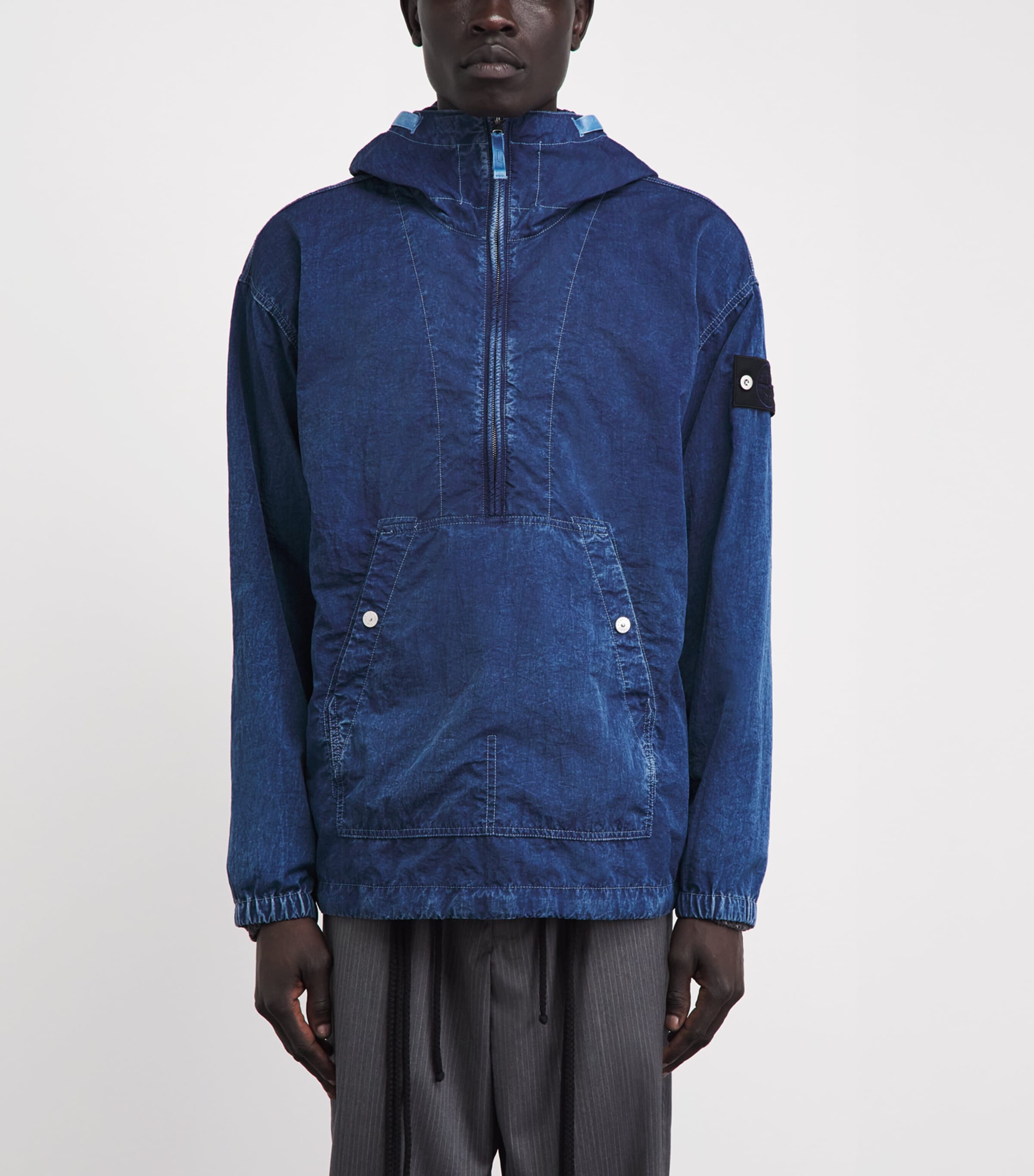 Stone Island Mens Hooded Anorak Jacket Image 4