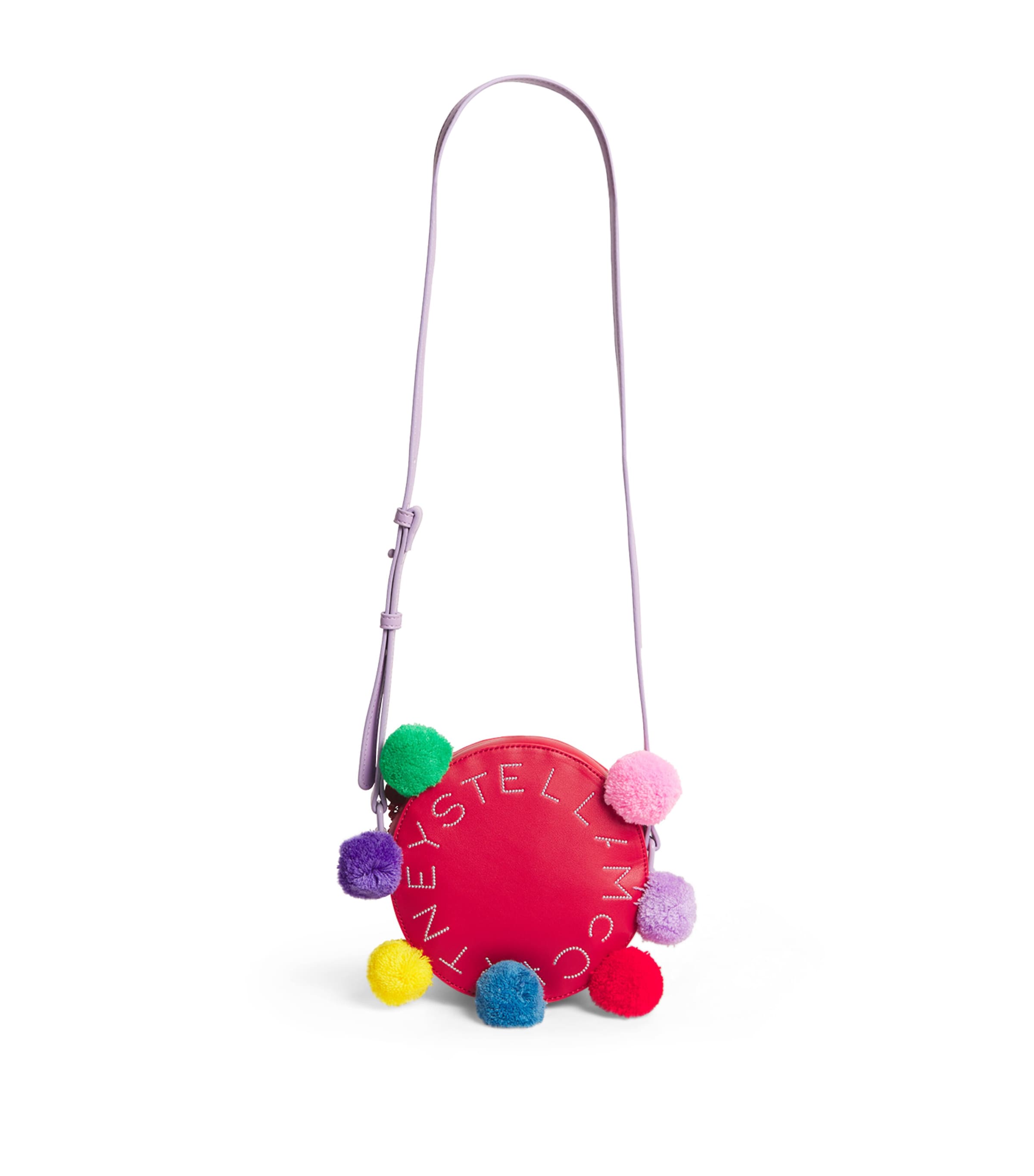 Stella Mccartney Kids' Logo Cross-body Bag In Red