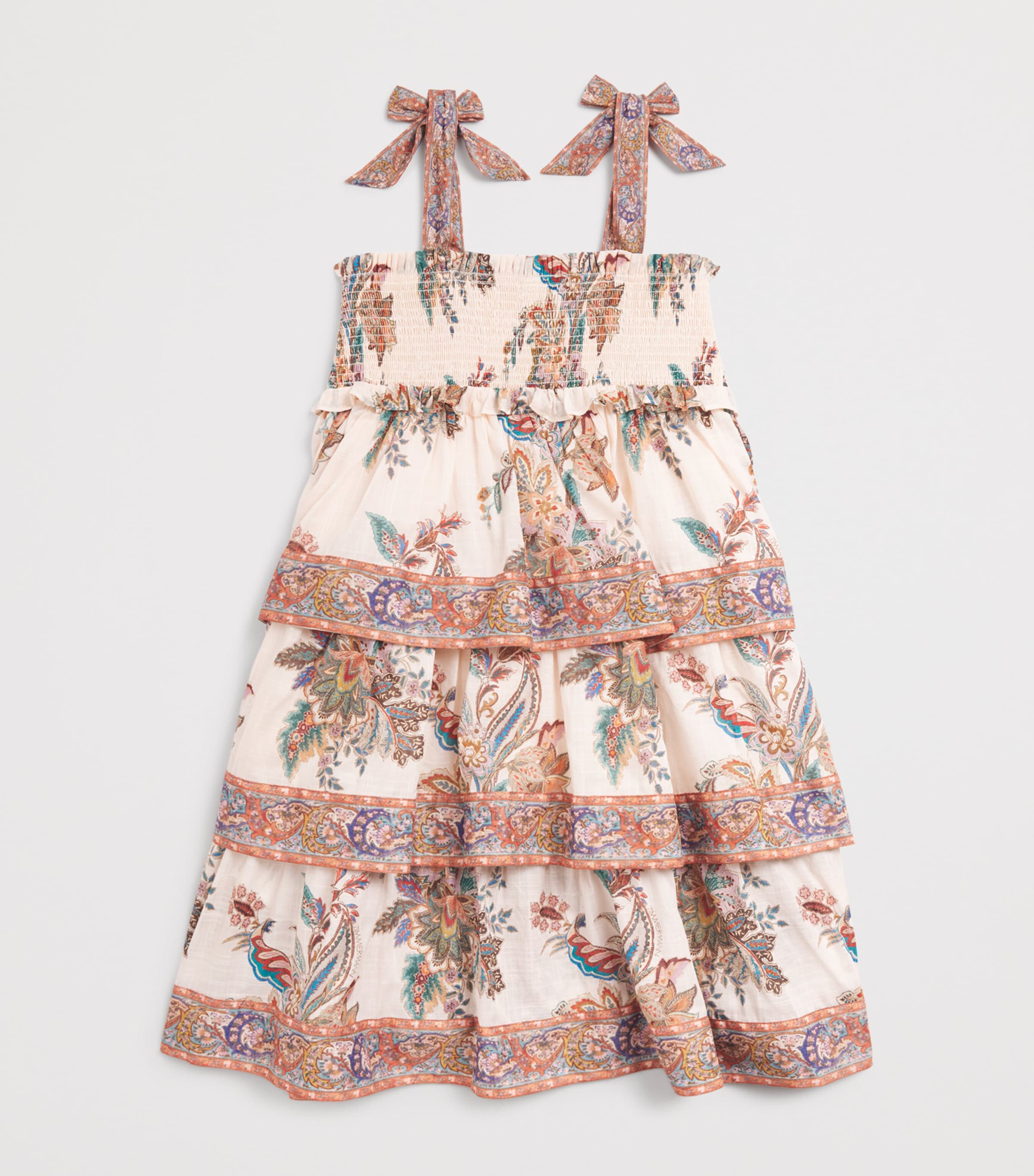 Cotton Rhiannon Tiered Dress (2-12 Years) SPLICED Image 2