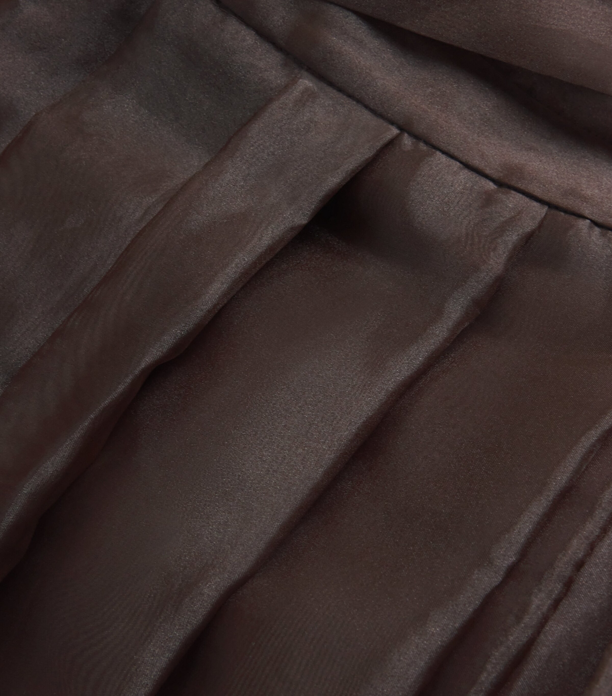 Organza Montgomery Midi Dress CHOCOLATE Image 5