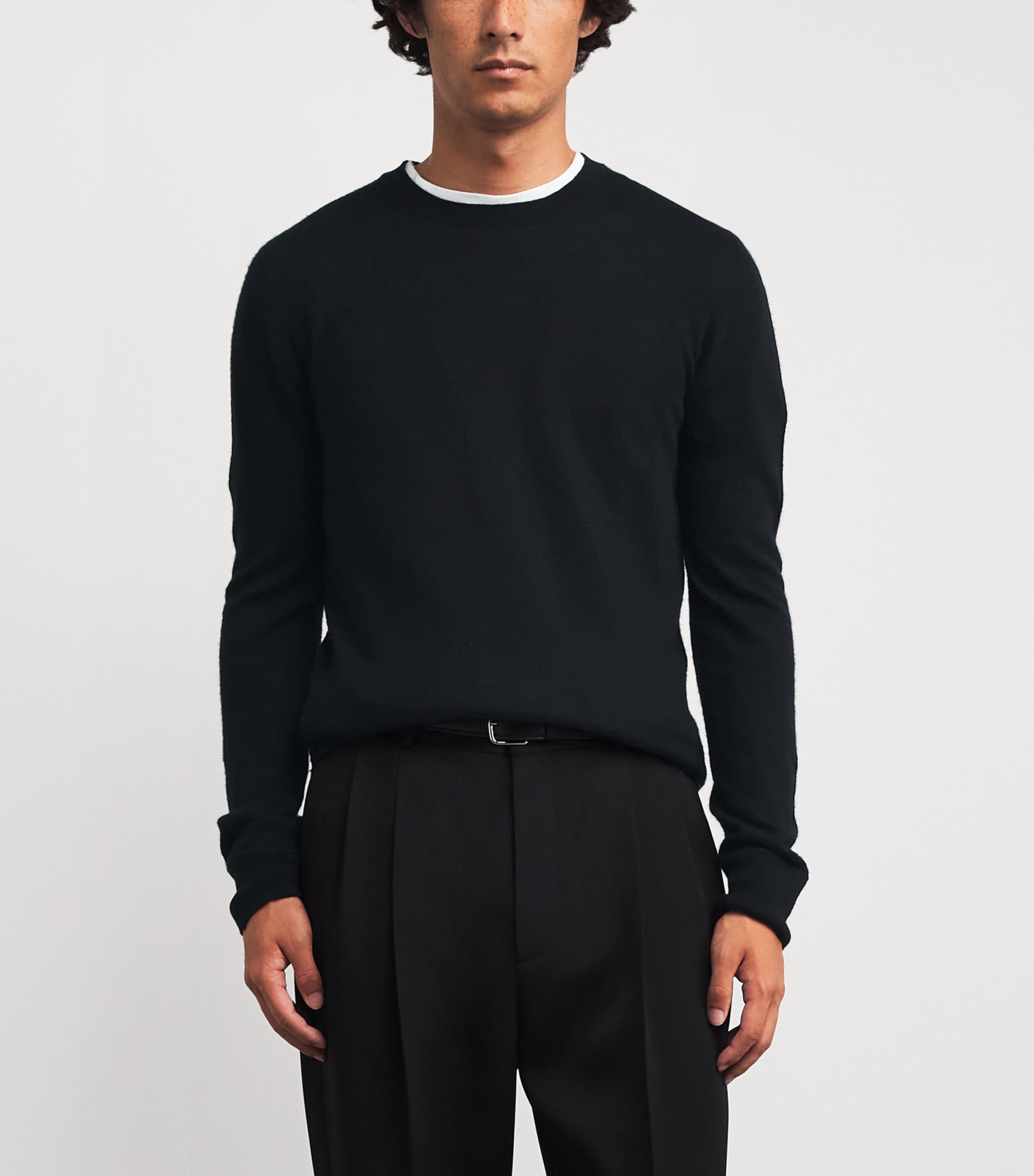 Dioniso Cashmere Sweater BLACK Image 3