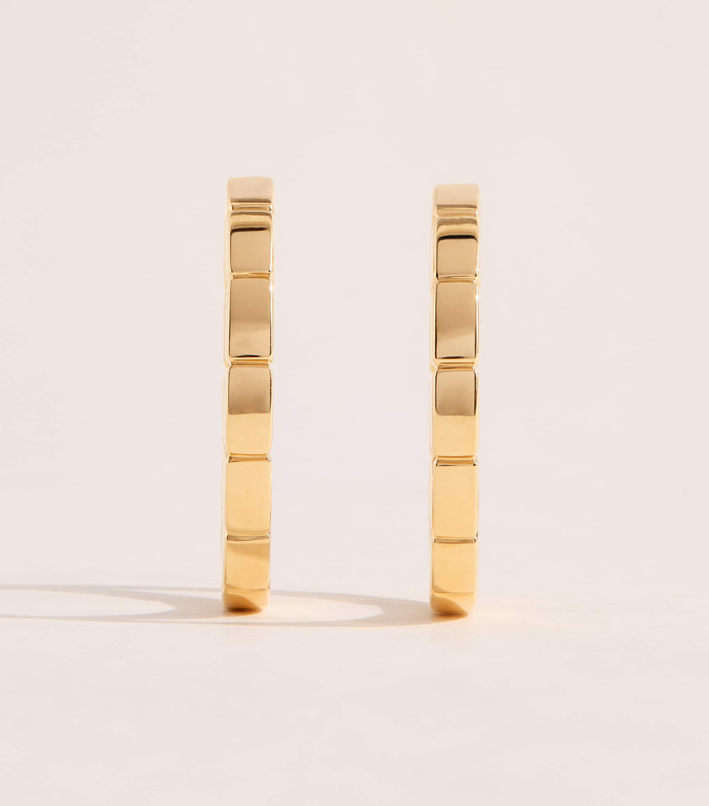 Anita Ko Yellow Gold Bunny Hoop Earrings Yellow Gold Image 1