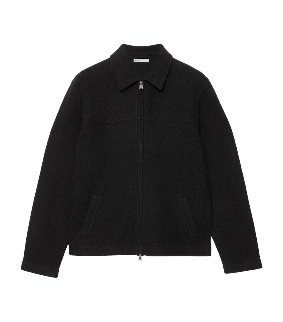 AllSaints Mens Wool Marko Jacket Black Image 1