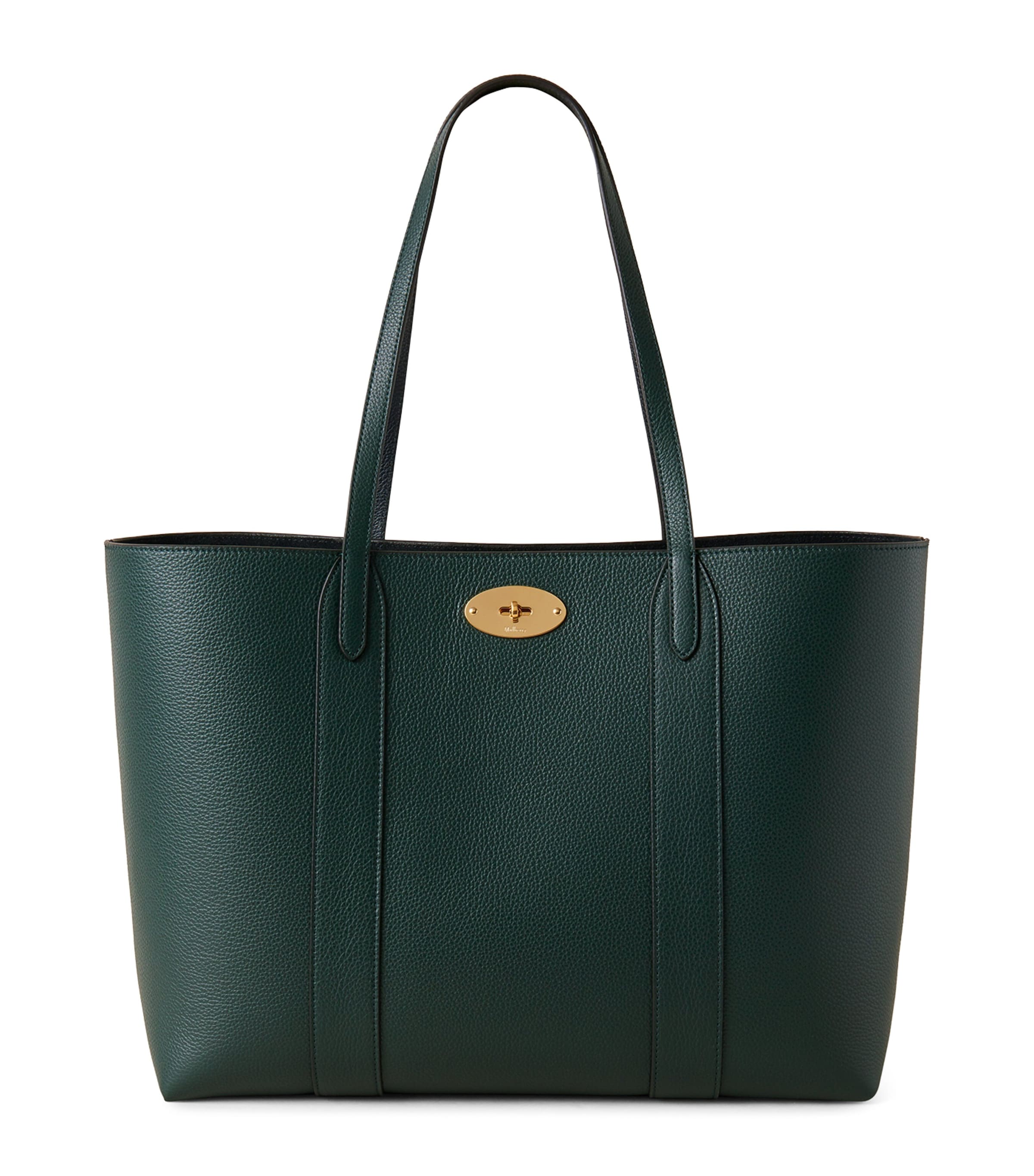 Mulberry Leather Bayswater Tote Bag In Green