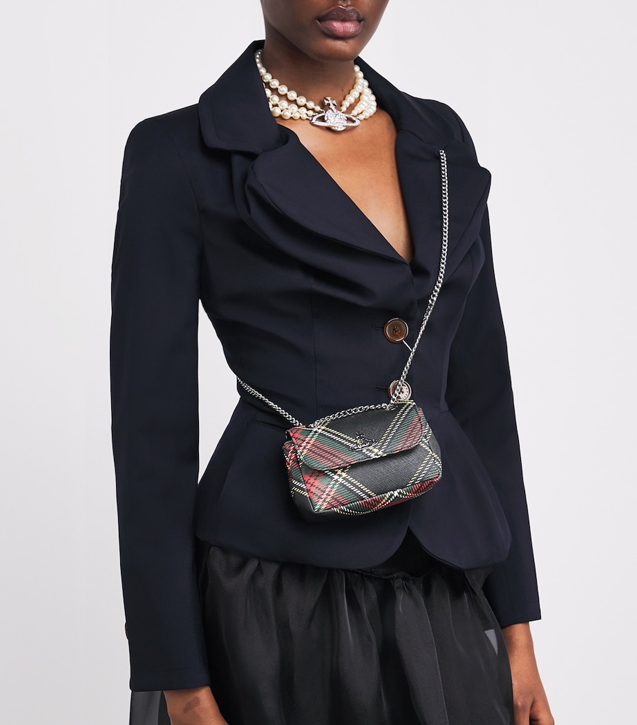 Mini Tartan Yasmine Top-Handle Bag N302 CHELSEA TARTAN Image 5